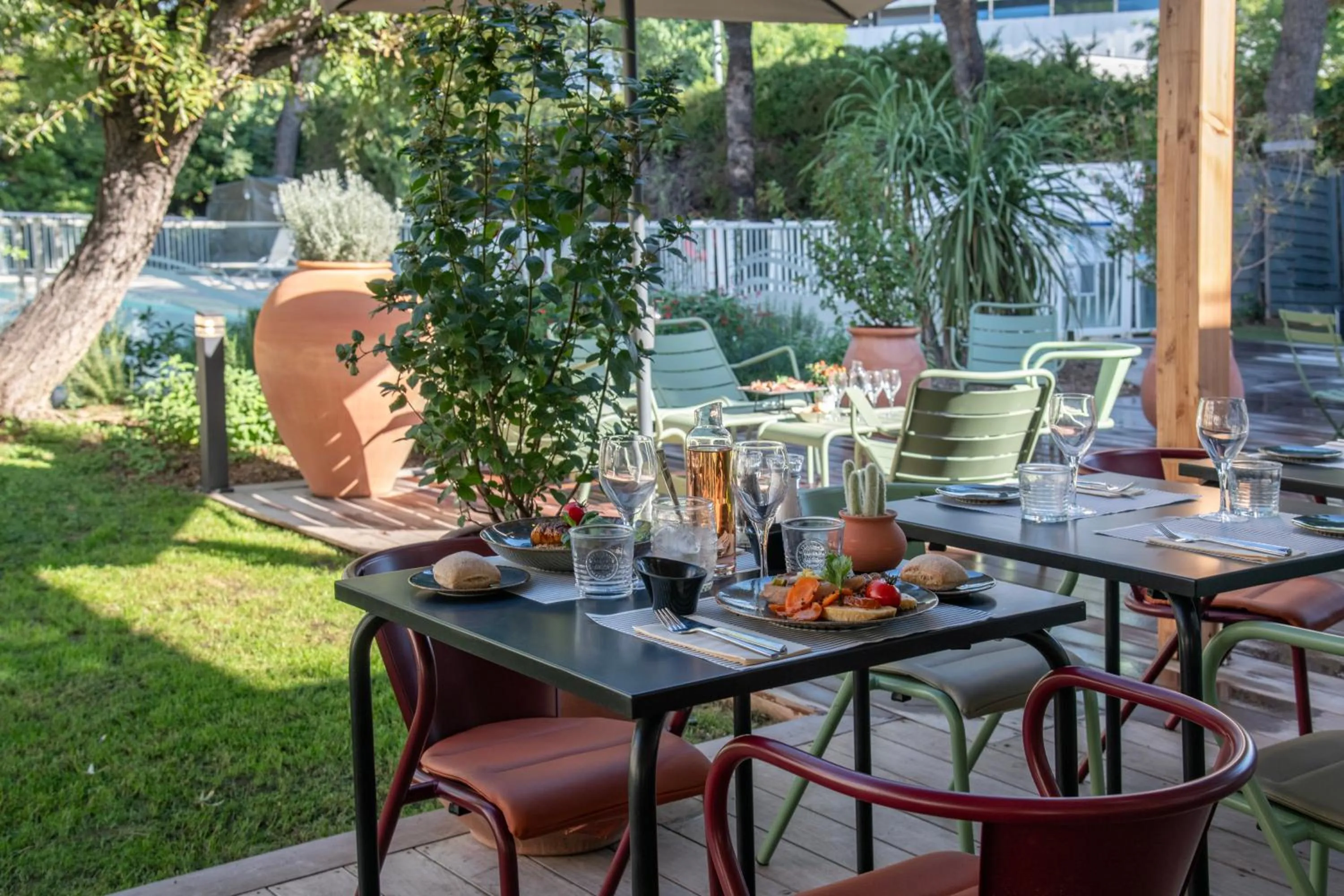 Patio in Novotel Nice Aéroport Cap 3000