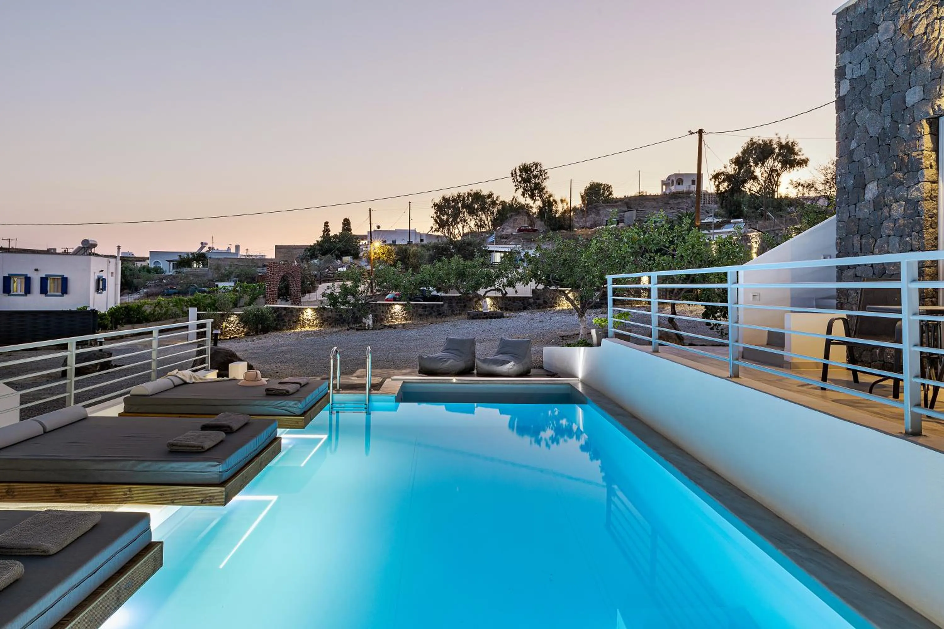 Swimming pool in BlackStone Luxury Suites