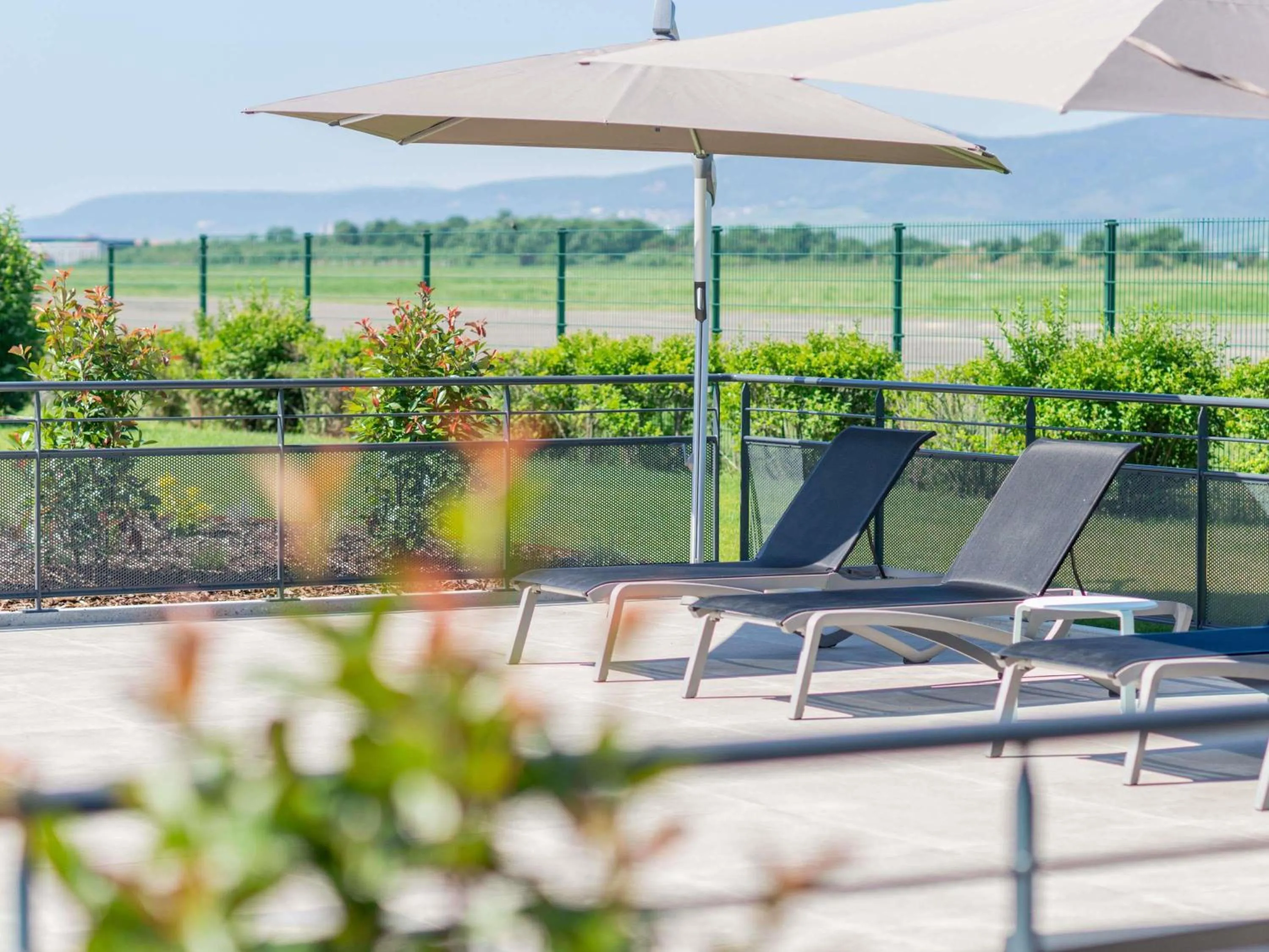 Pool view in Ibis Styles Colmar Nord