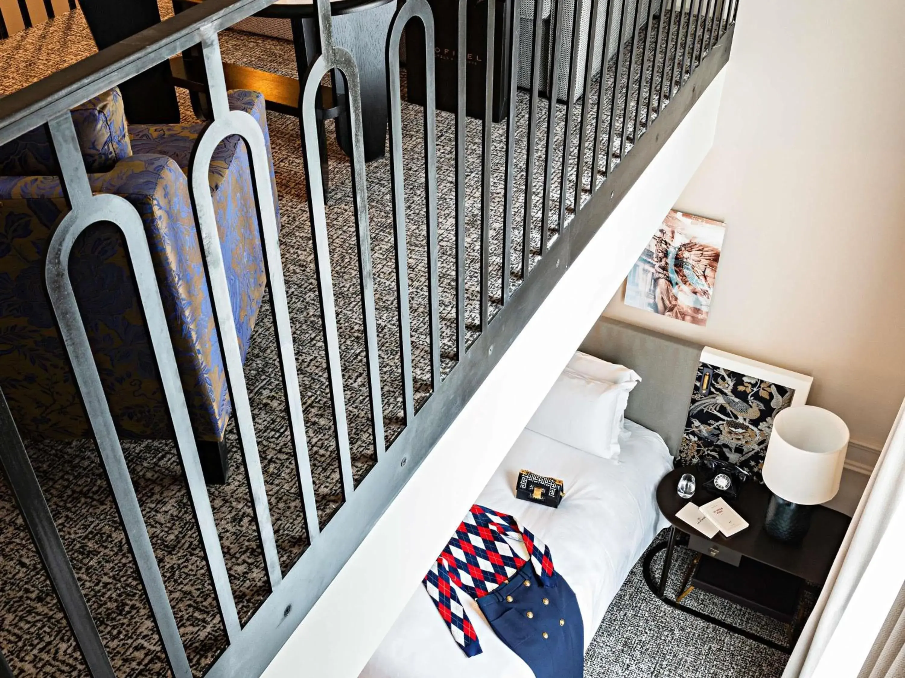 Duplex Junior Suite with King Bed and Sofa Bed - View in Sofitel Le Scribe Paris Opera Duplex Junior Suite with King Bed and Sofa Bed - View in Sofitel Le Scribe Paris Opera