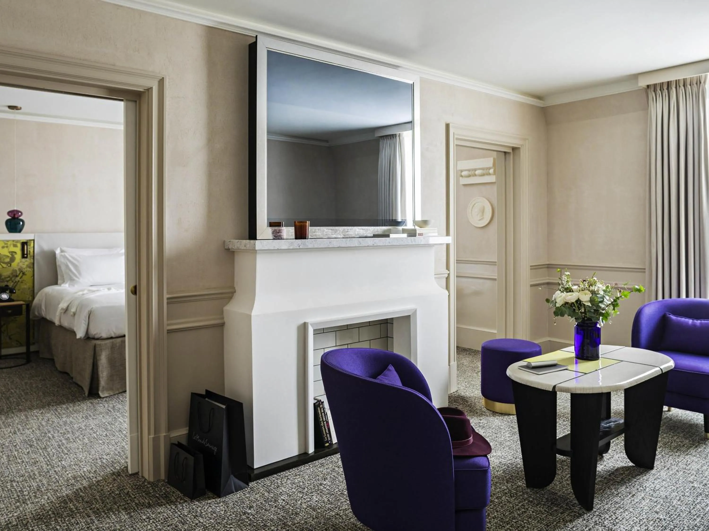 Photo of the whole room, Bed in Sofitel Le Scribe Paris Opera