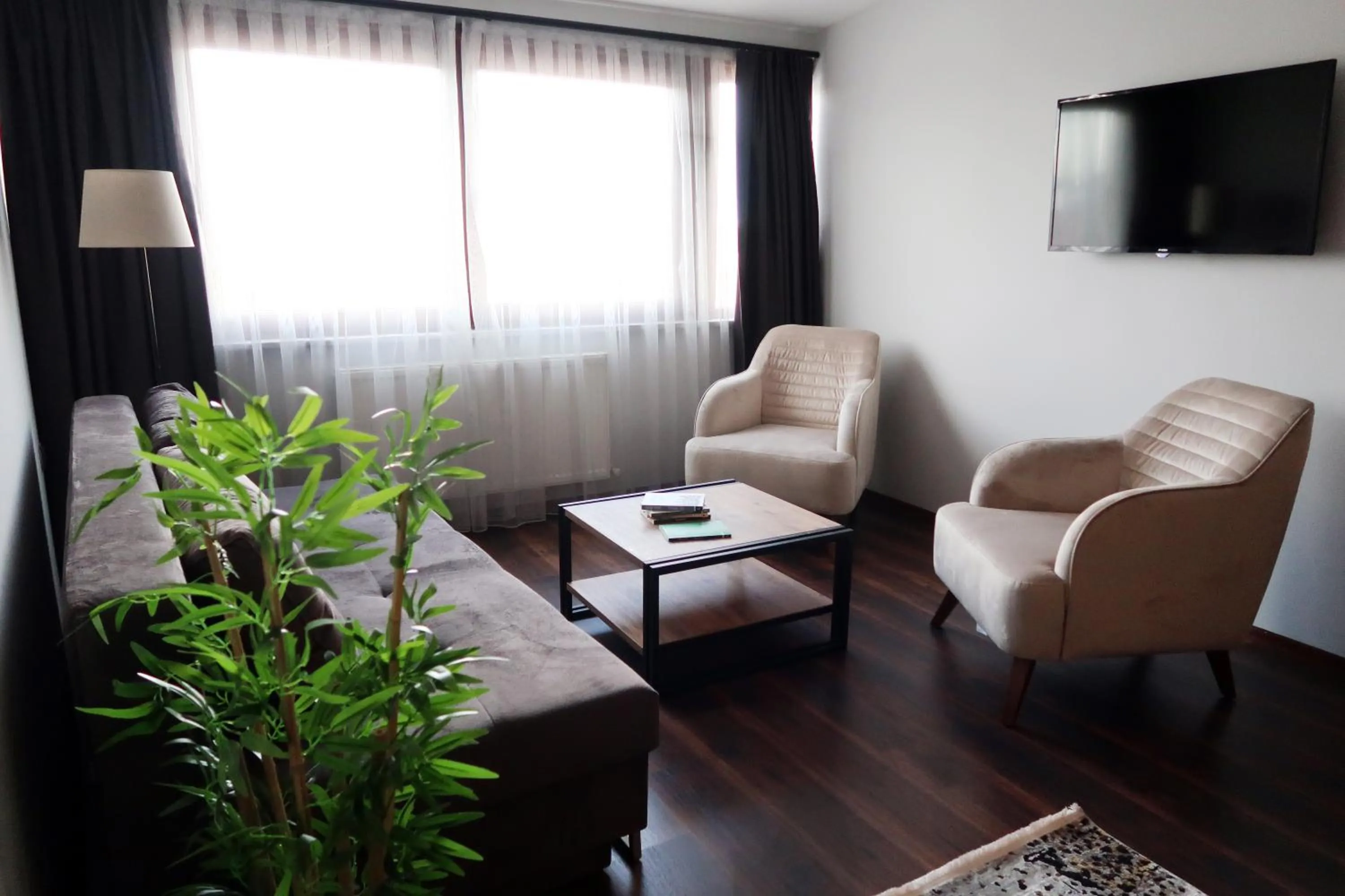 Living room in Fuego Design Suites