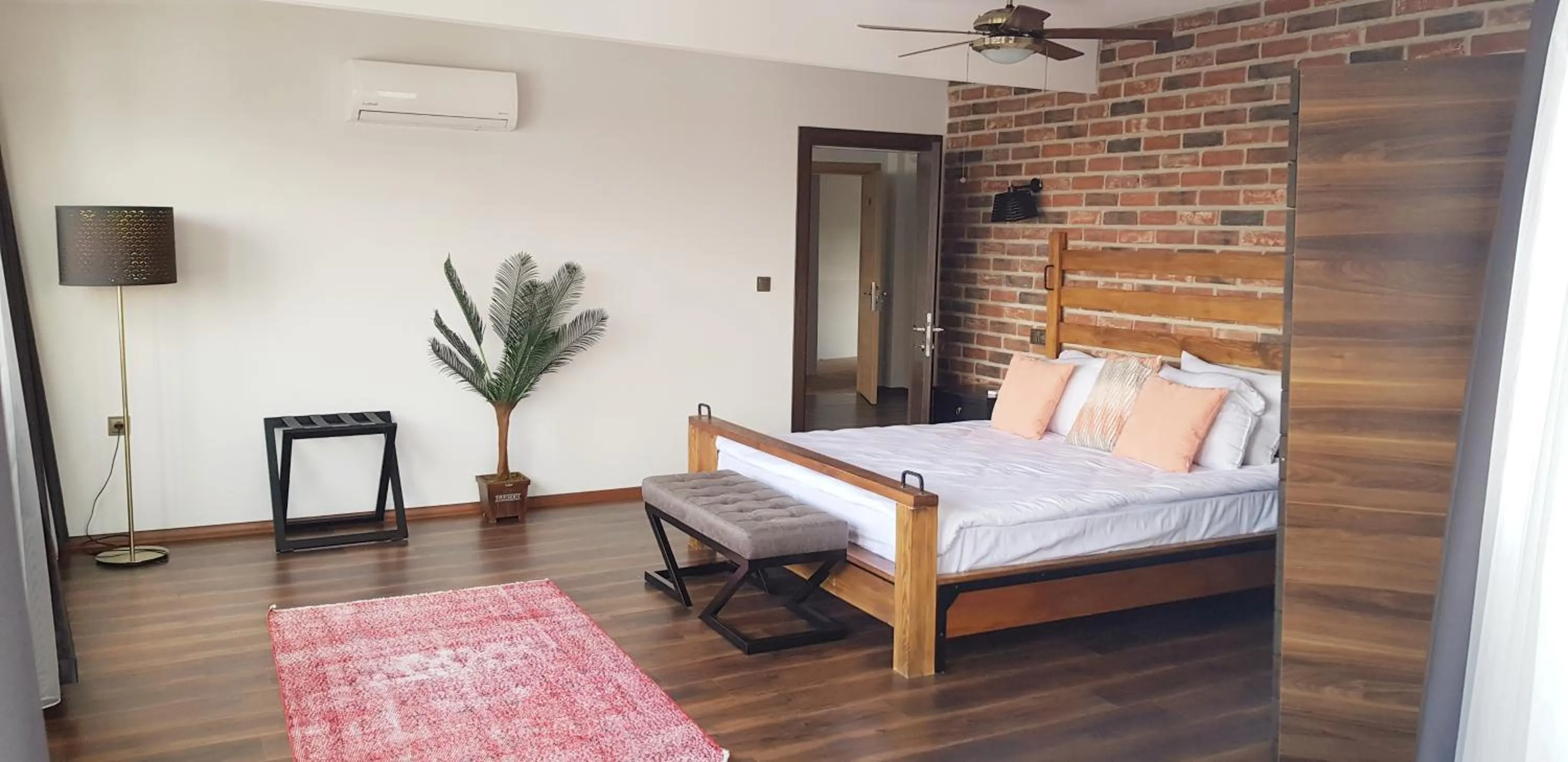 Bed in Fuego Design Suites