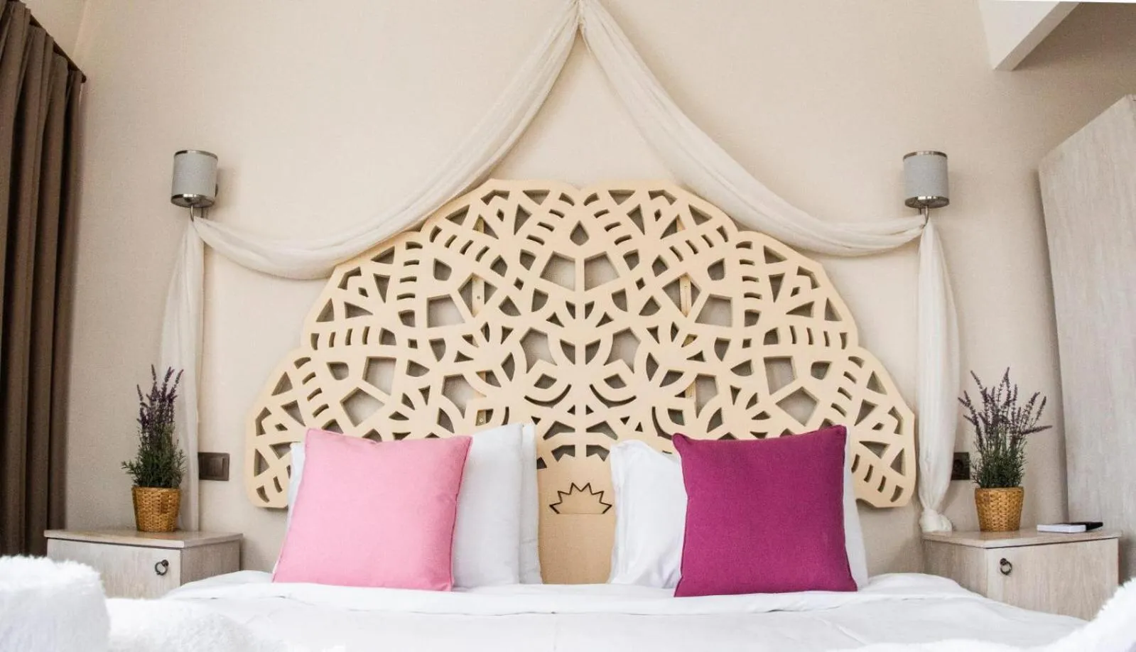 Bed in Fuego Design Suites