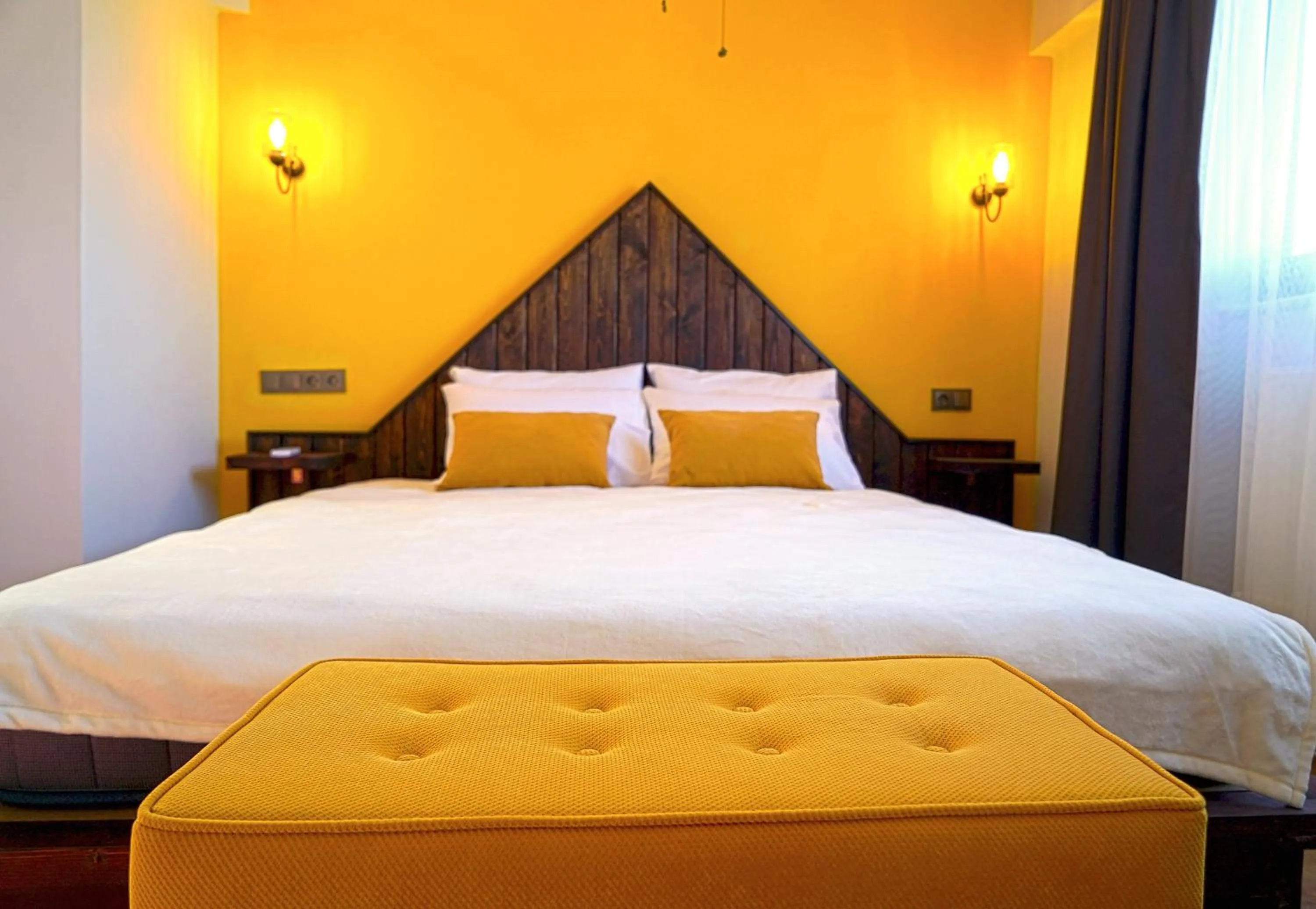 Bed in Fuego Design Suites