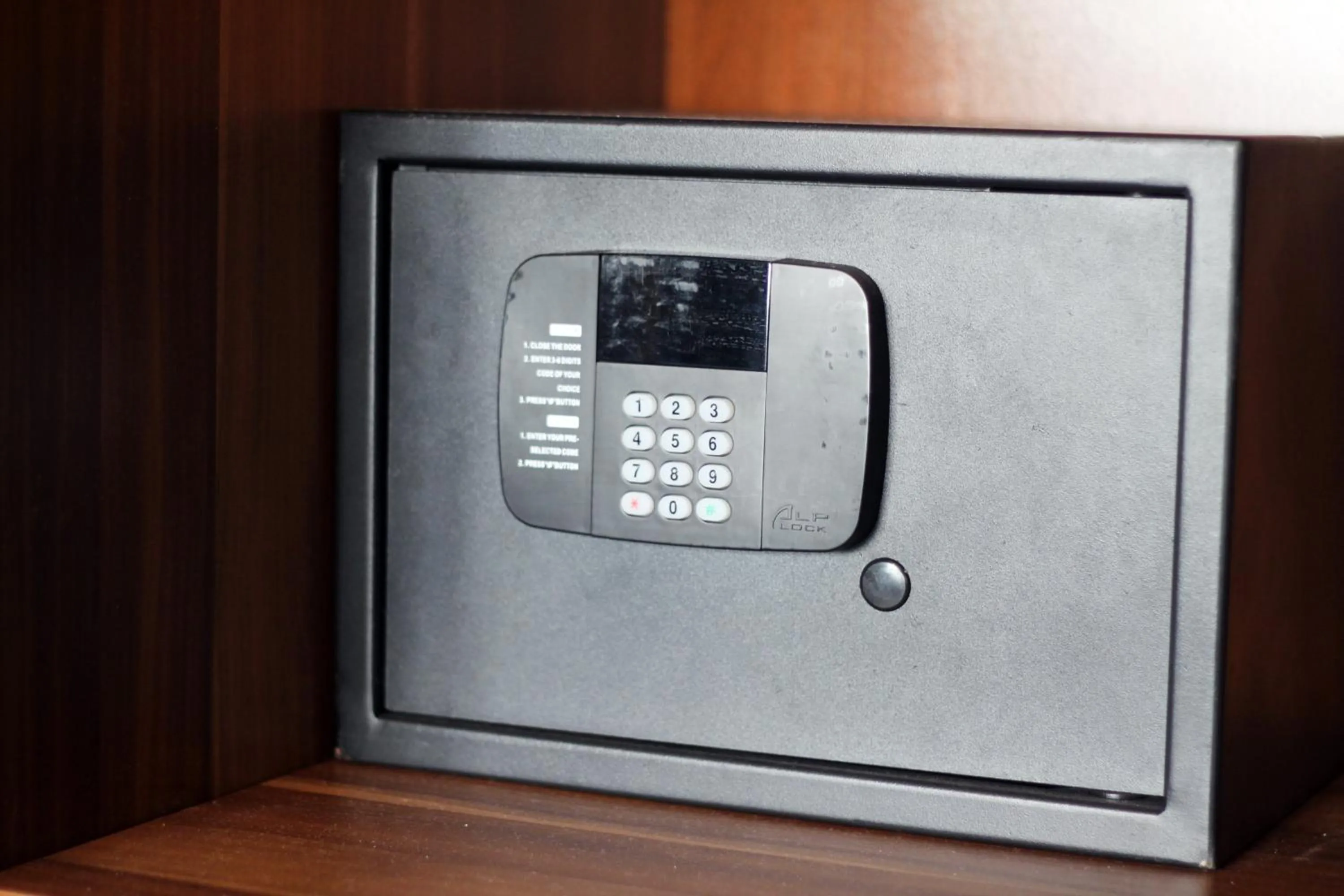 safe in Fuego Design Suites