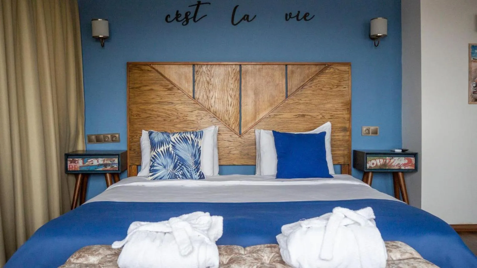 Bed in Fuego Design Suites