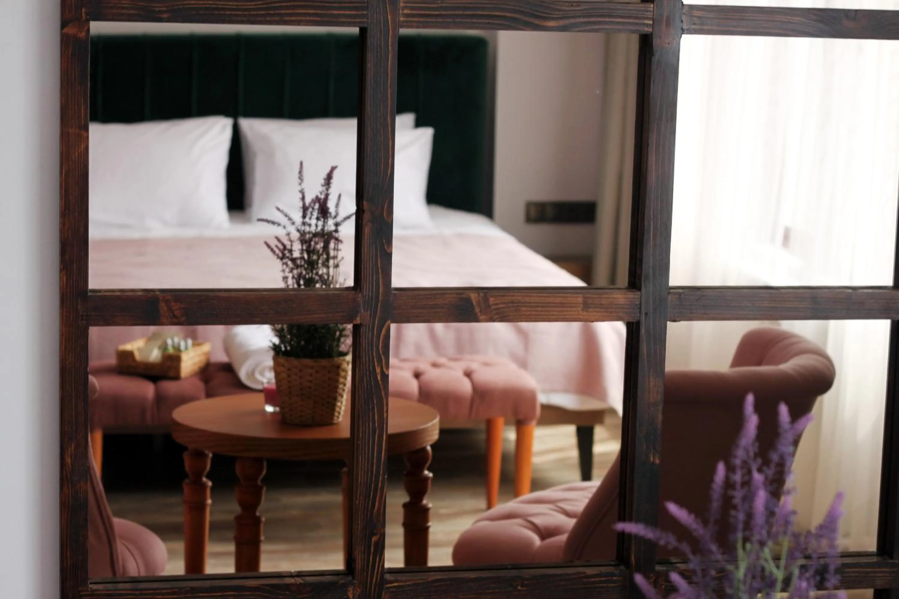 Bed in Fuego Design Suites