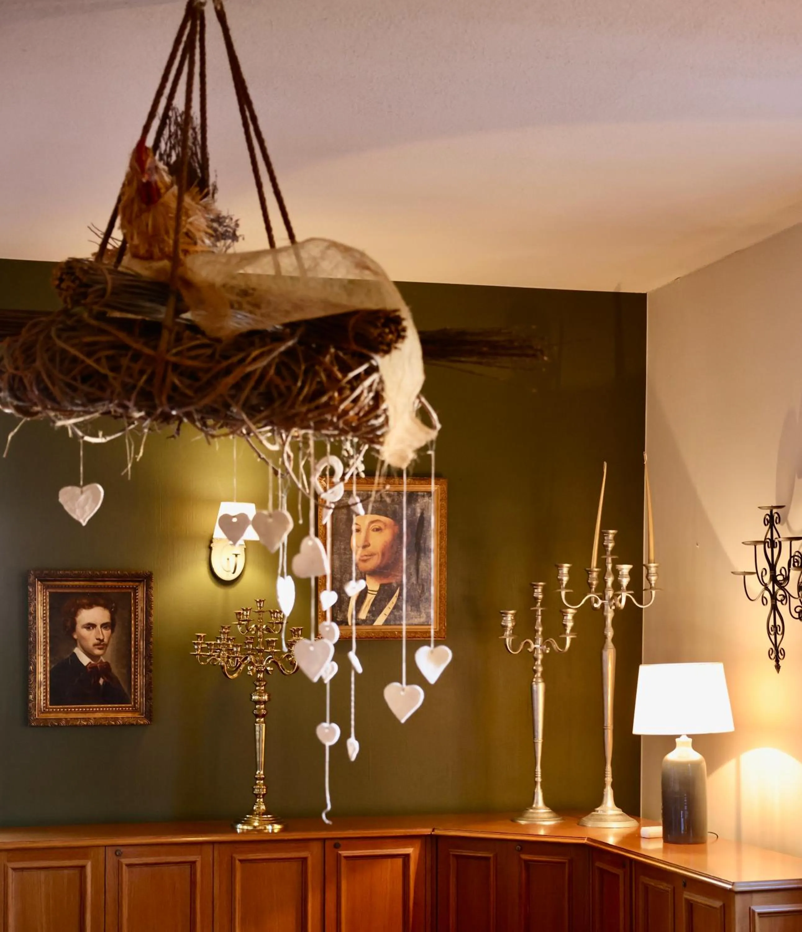 Decorative detail in Hôtel Restaurant Verger des Châteaux, The Originals Relais, proche Sélestat