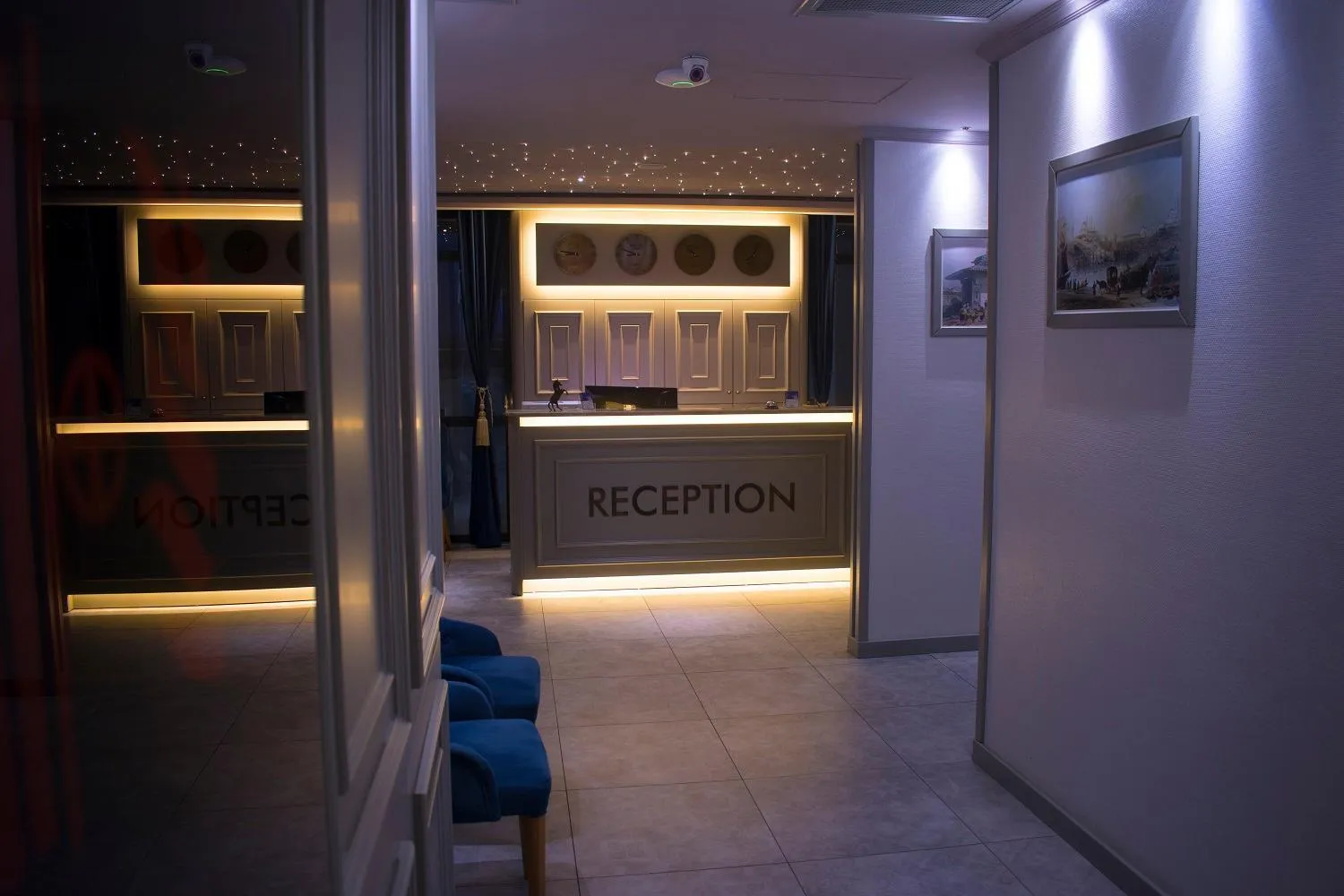 Lobby or reception in Mayer Hotel Istanbul