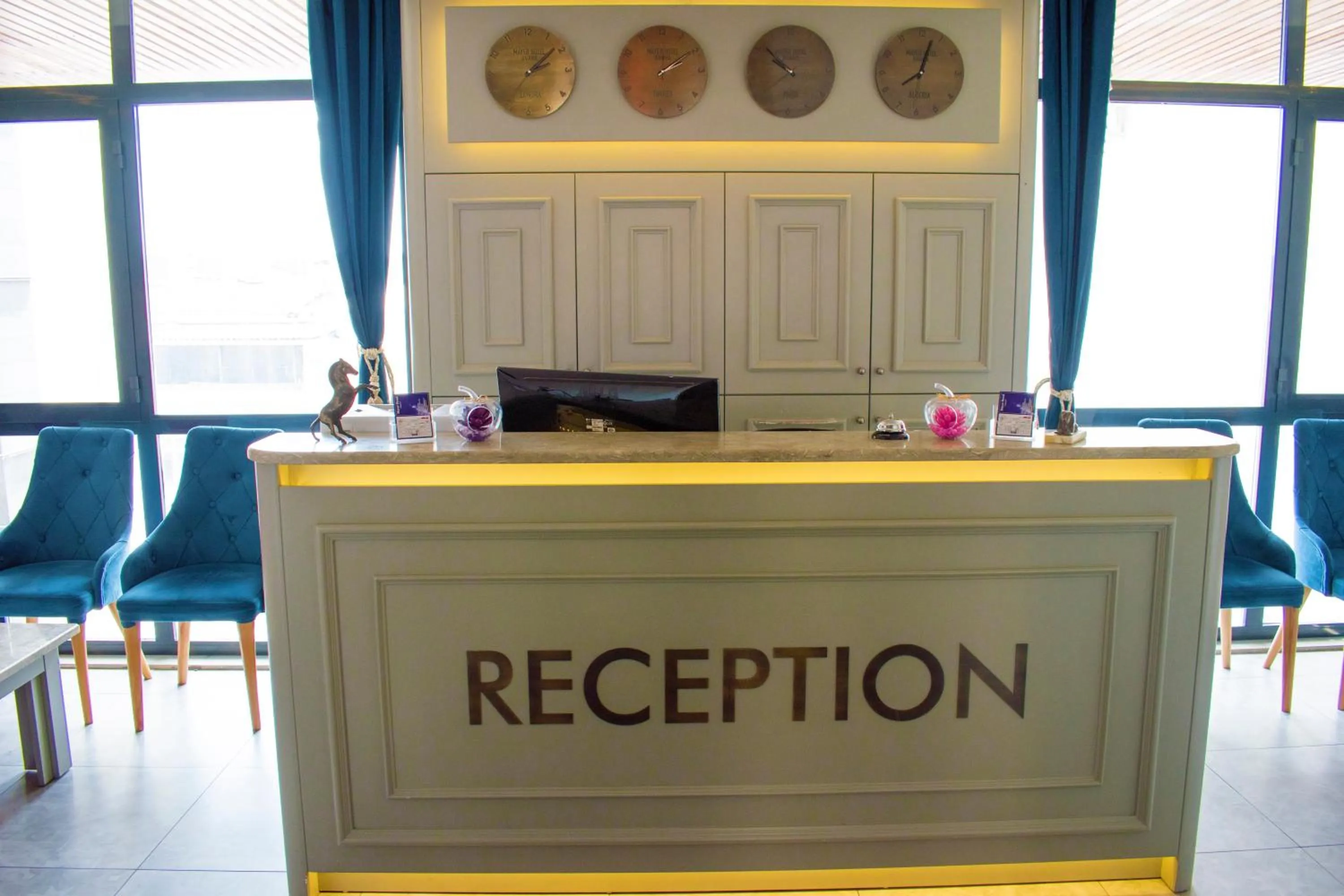 Lobby or reception in Mayer Hotel Istanbul