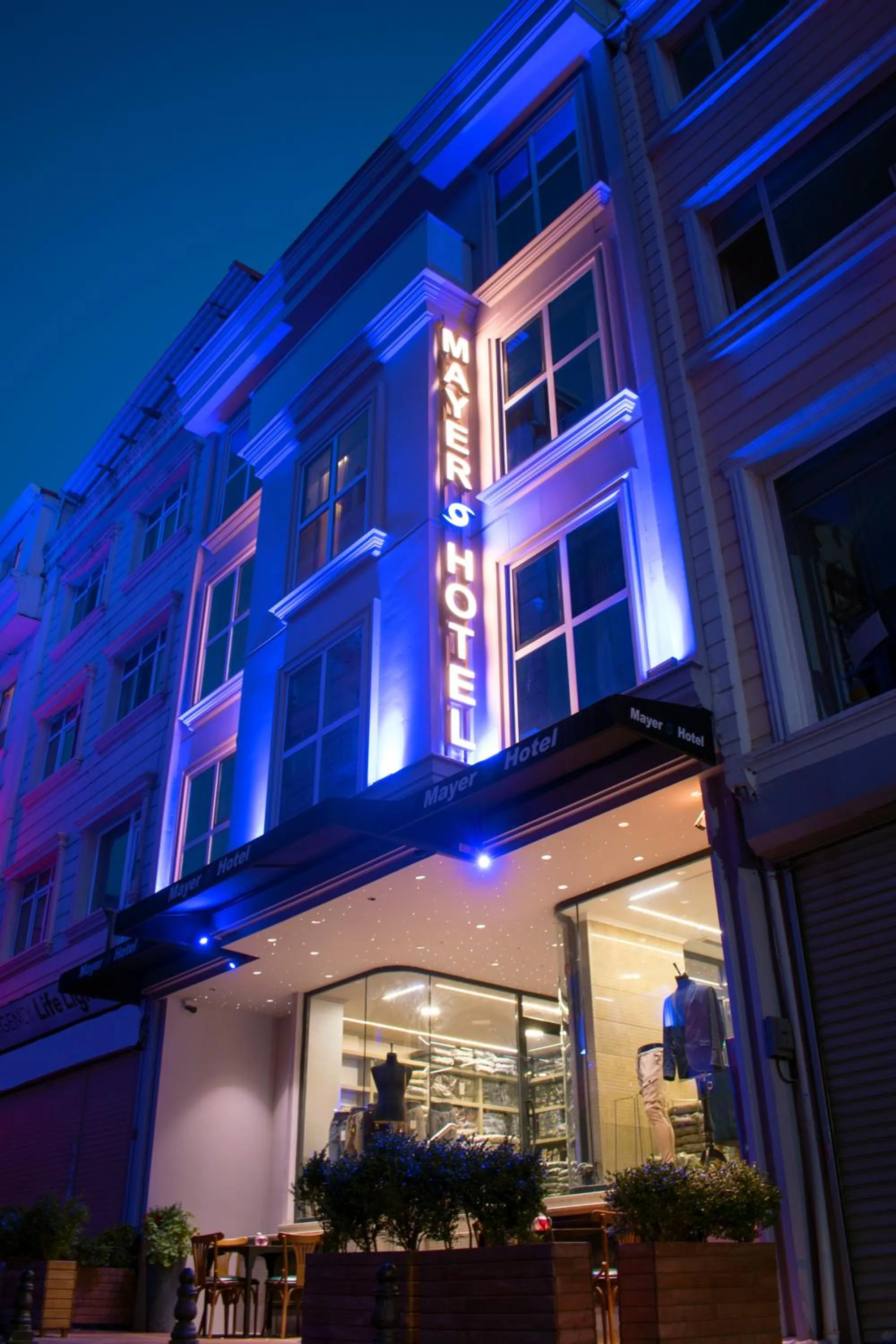 Facade/entrance in Mayer Hotel Istanbul