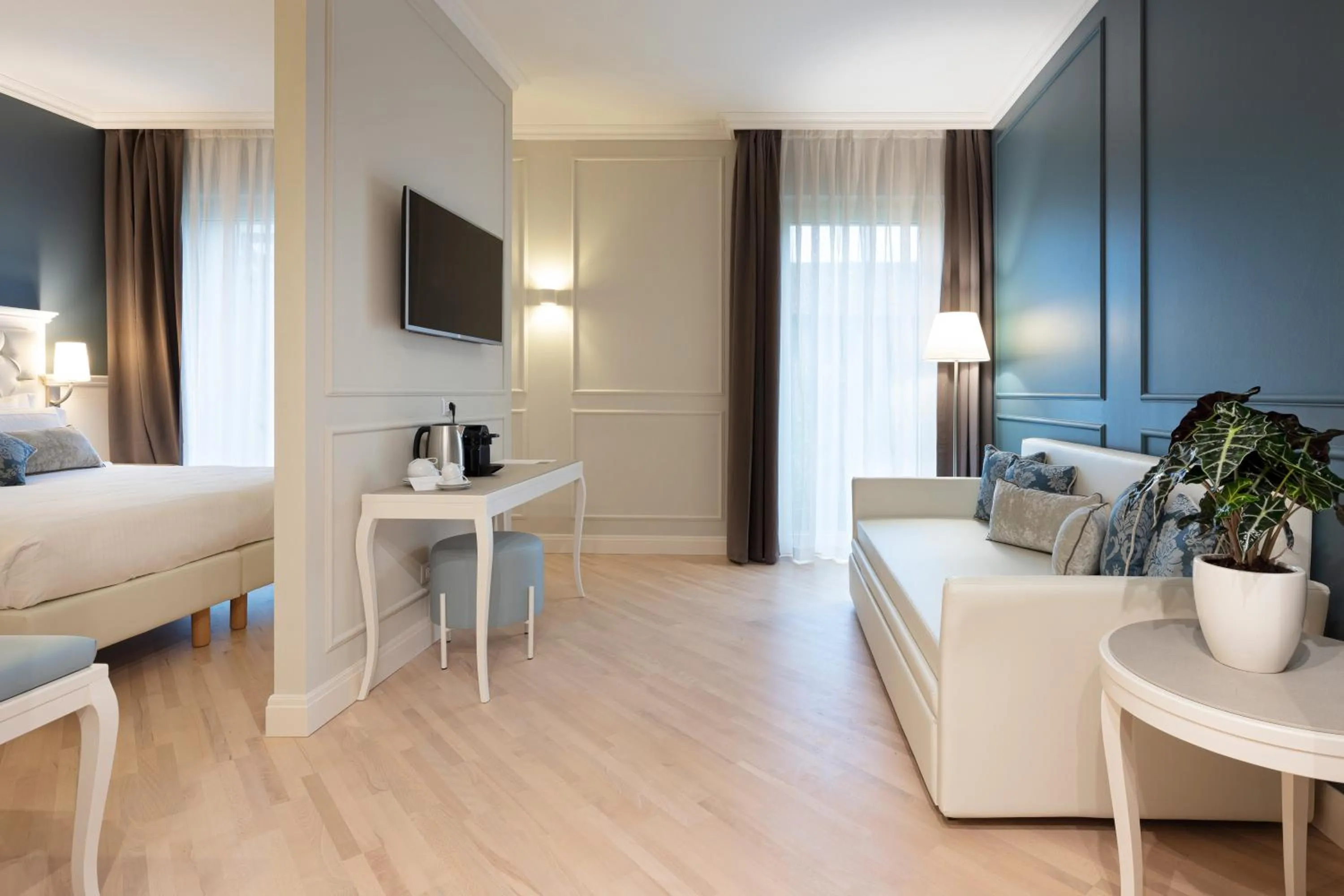 Bed in Hotel La Caporala