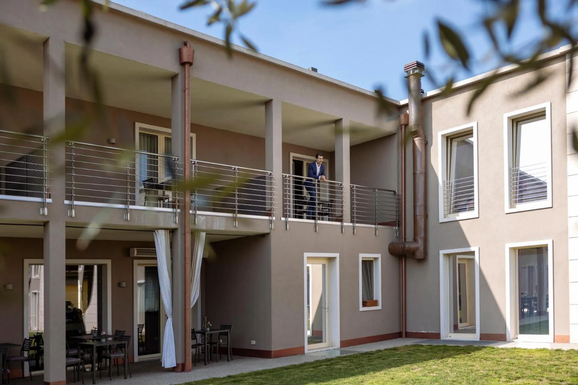 Property building in Hotel La Caporala