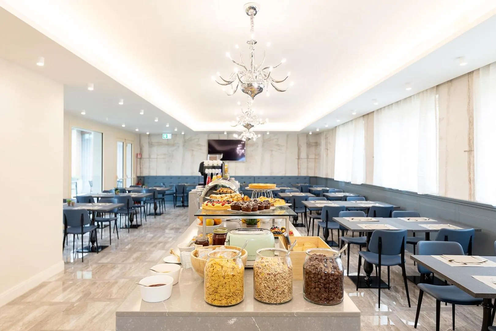 Buffet breakfast in Hotel La Caporala