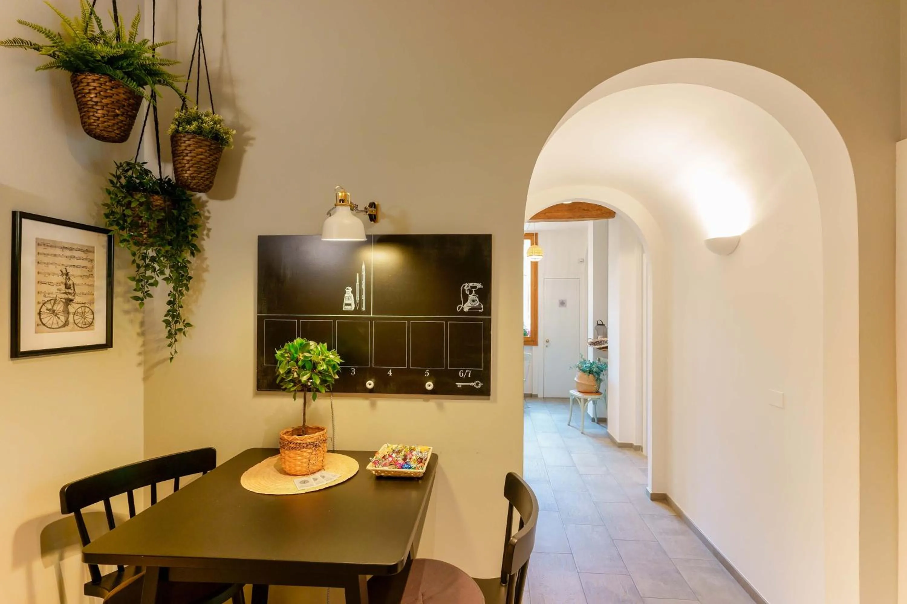 Living room in B&B Il Viaggio Bologna