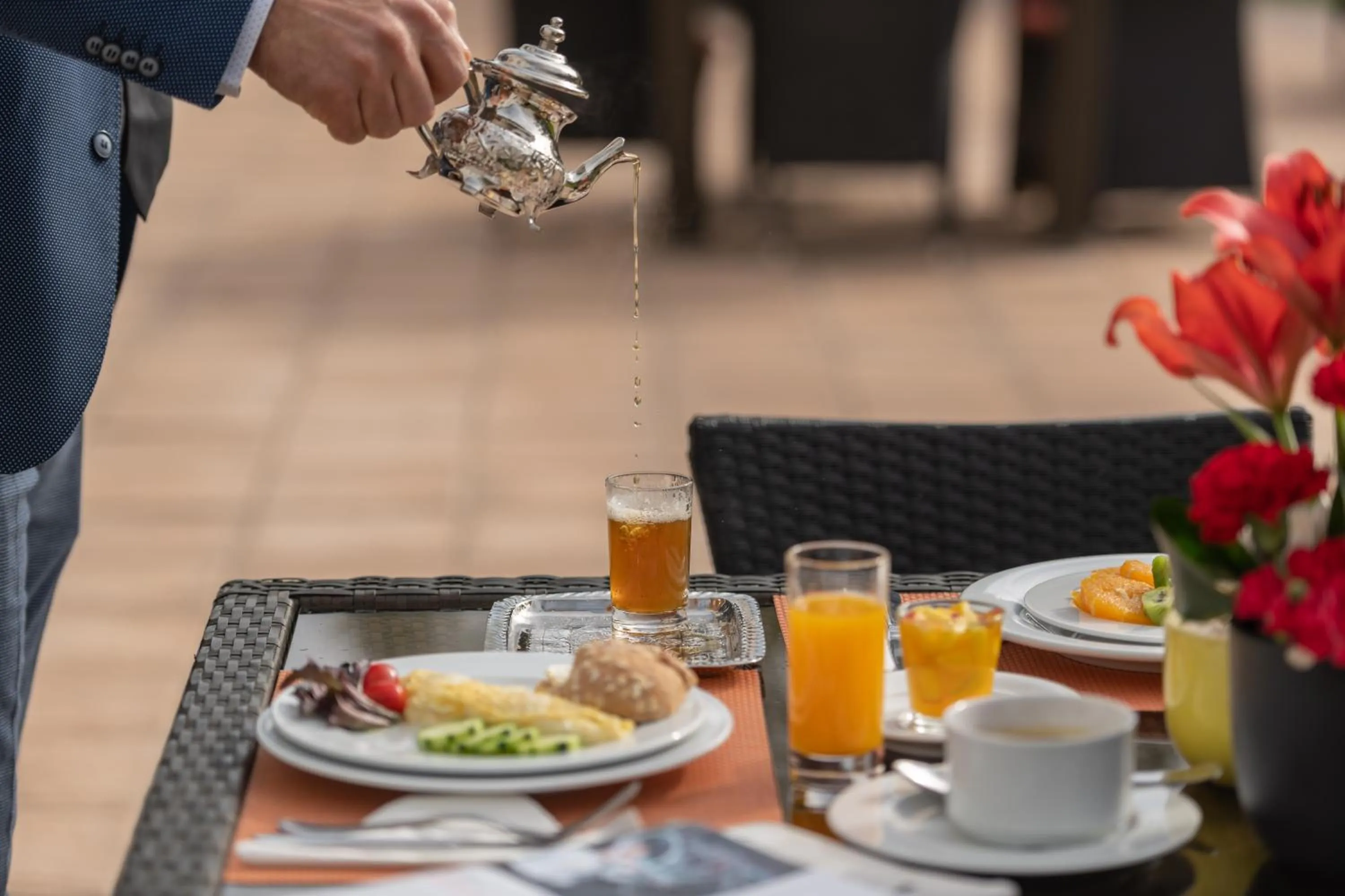 Dining area in Sky Casa Airport
