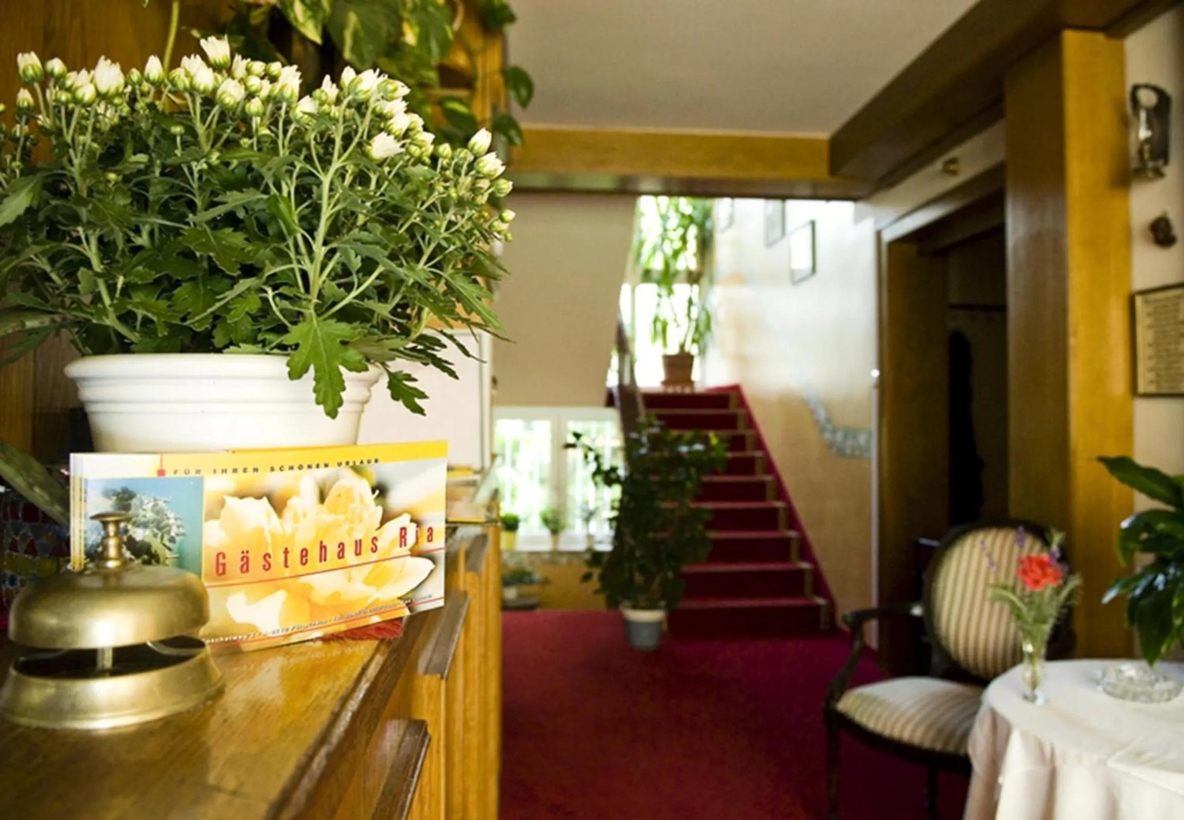 Lobby or reception in Gästehaus Pension Ria