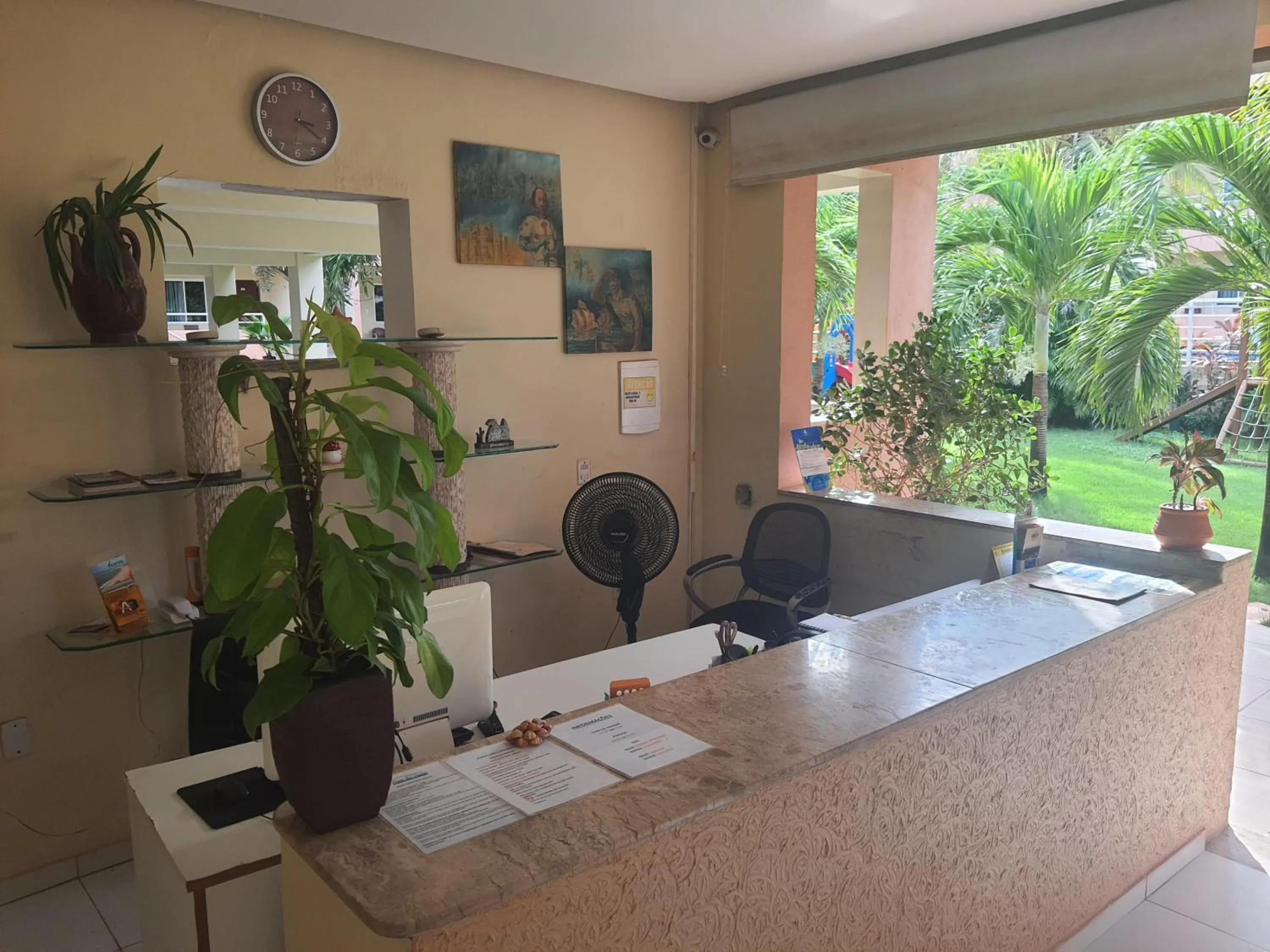 Lobby or reception in Pousada Porto das Dunas