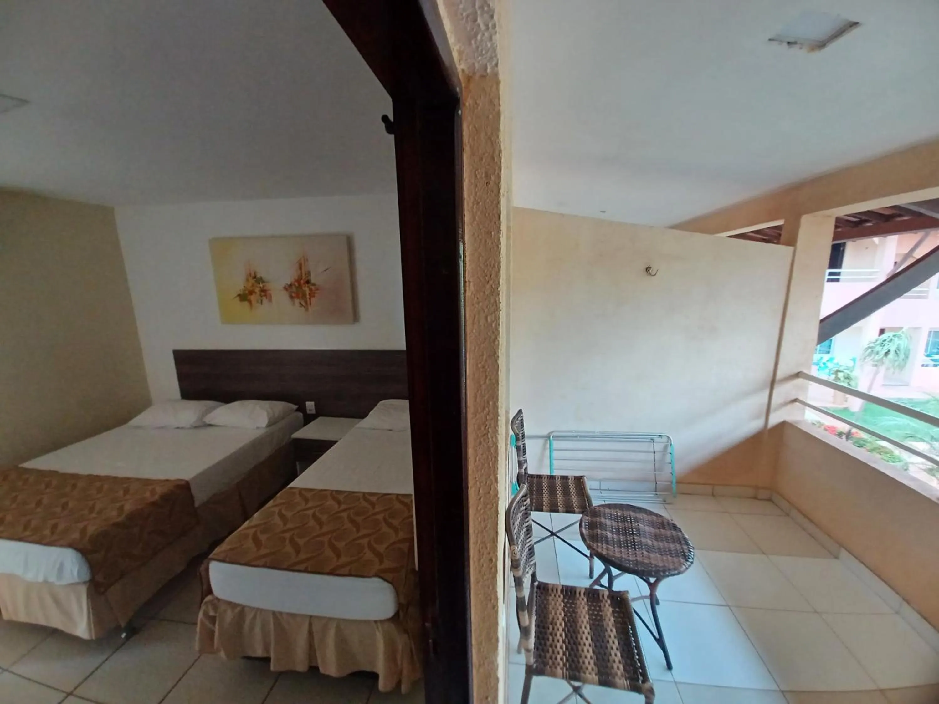 Bed in Pousada Porto das Dunas