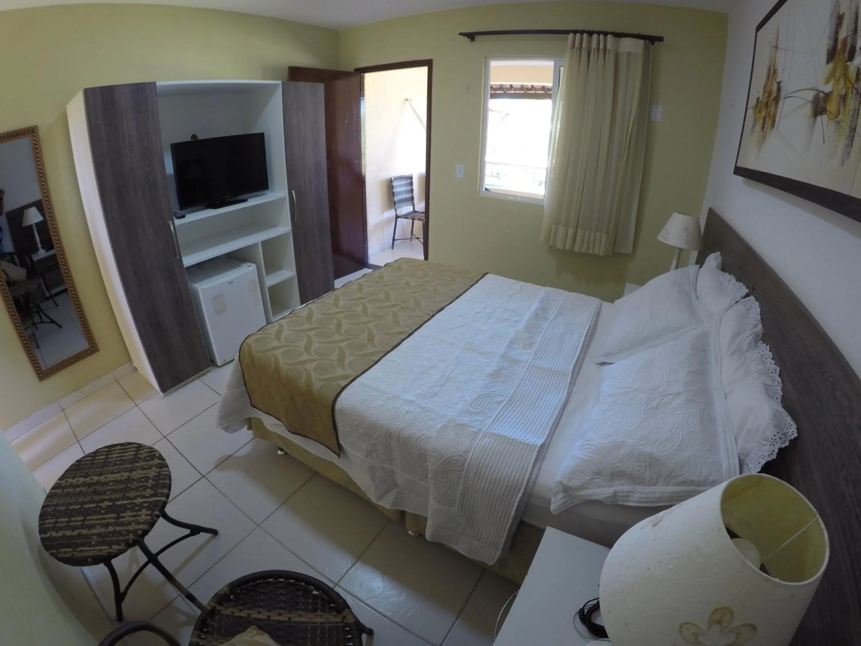 Bed in Pousada Porto das Dunas