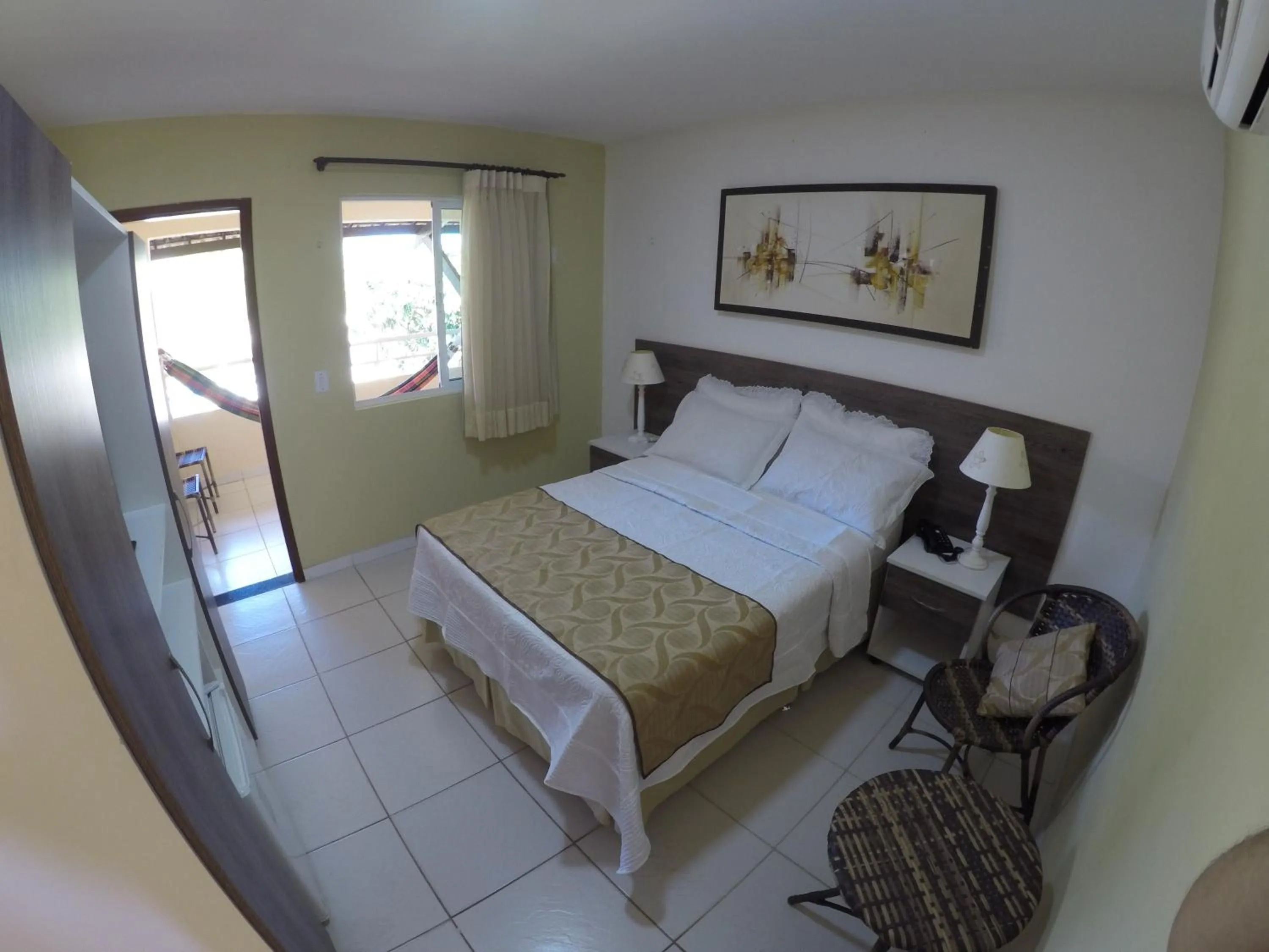 Bed in Pousada Porto das Dunas