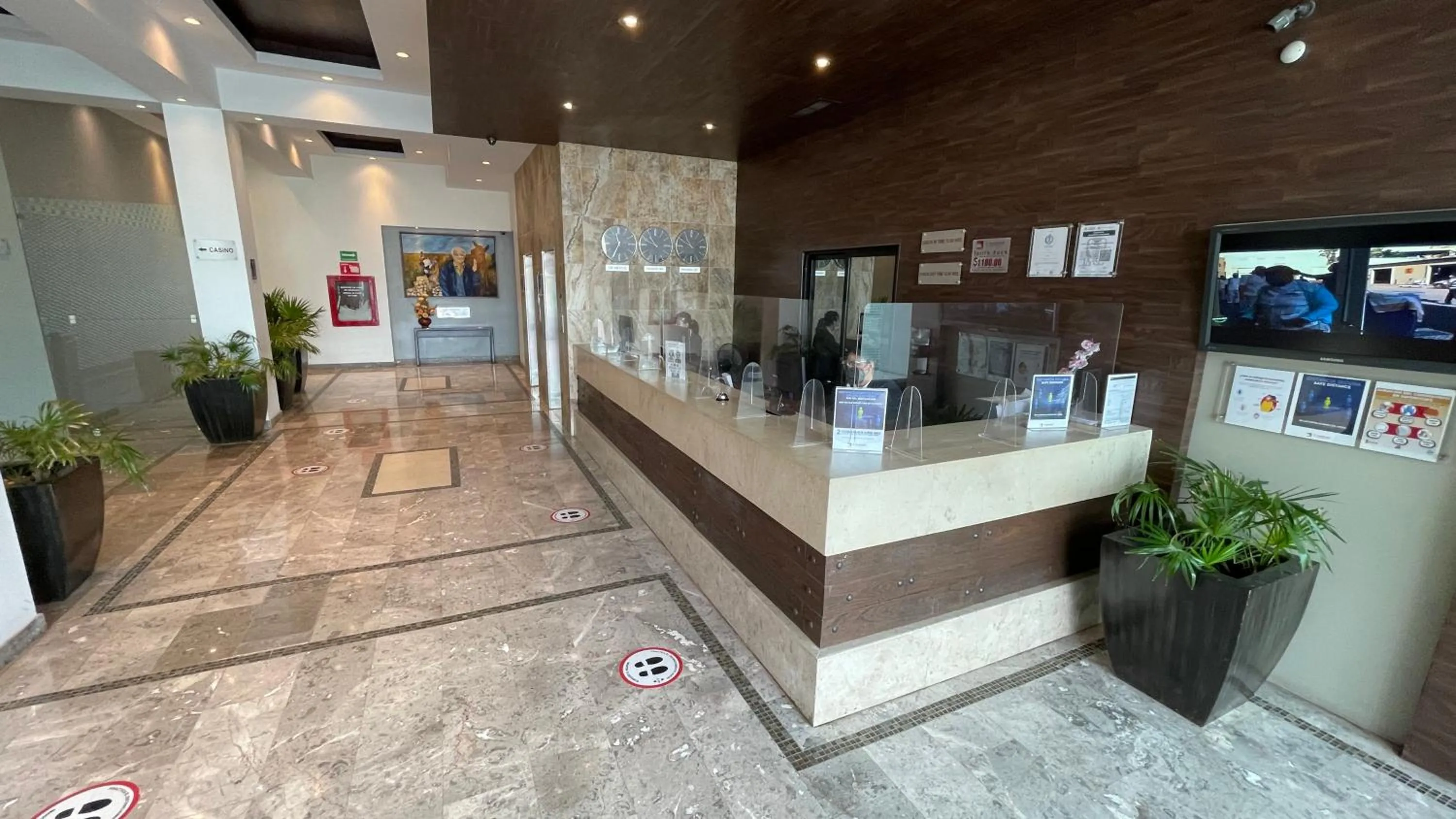 Lobby or reception in Hotel El Sembrador