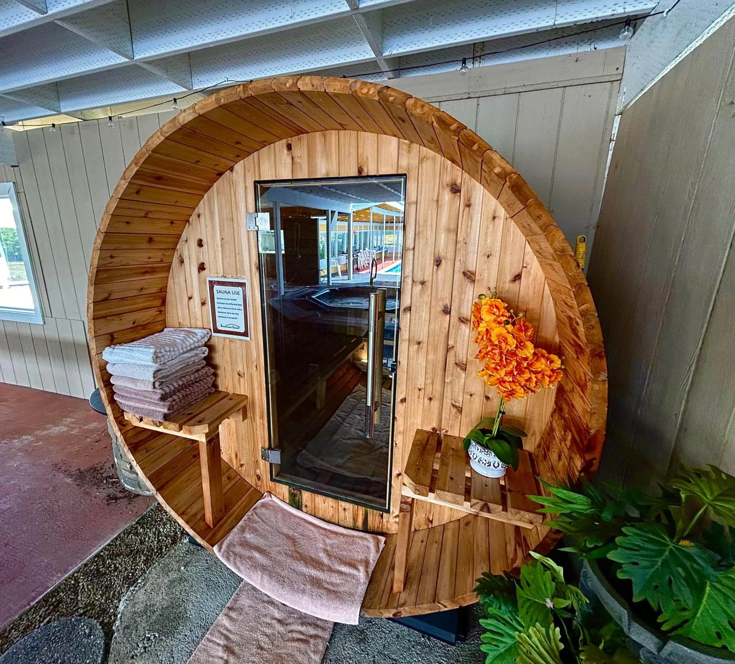 Sauna in Beachwood Condos & Resort