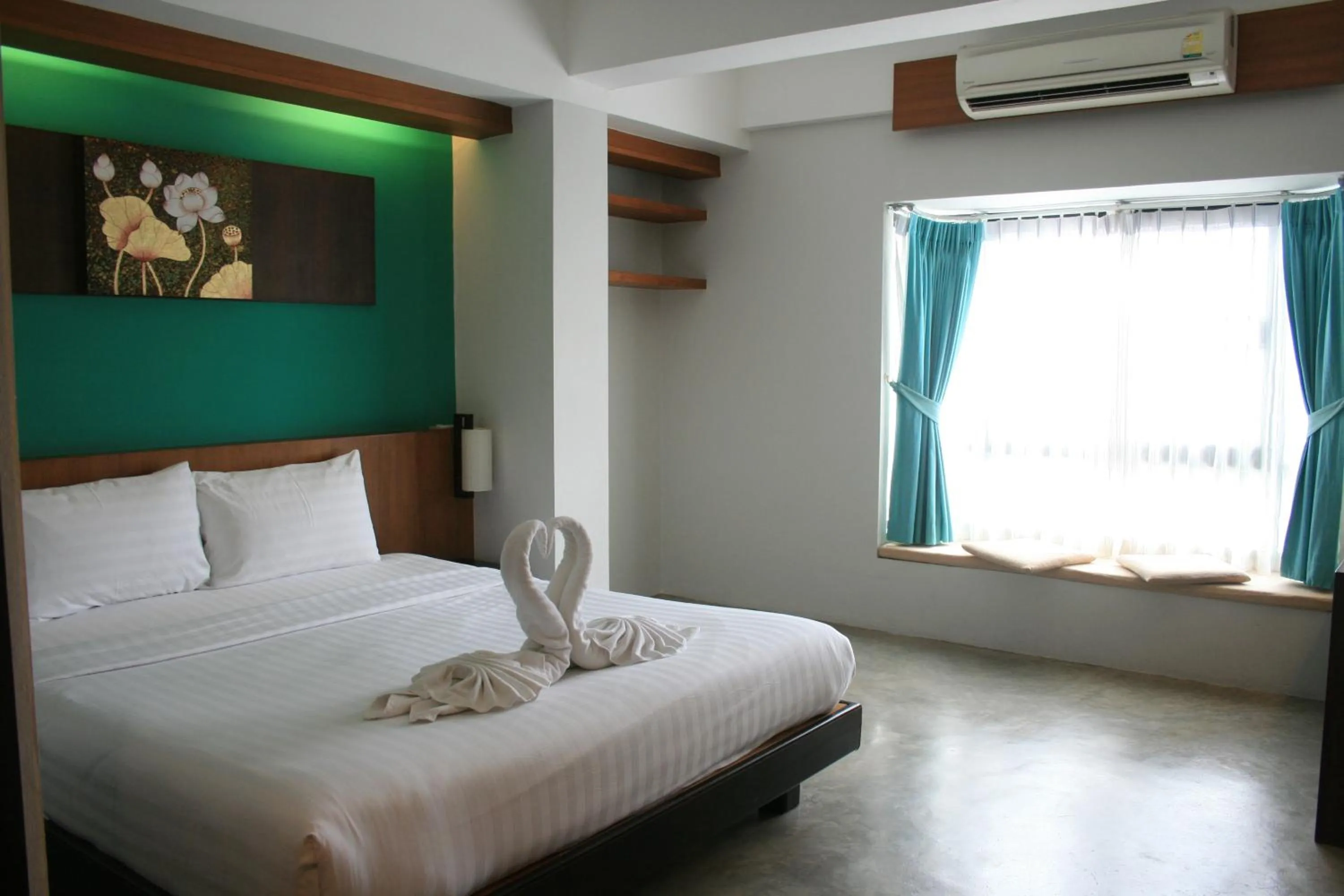 River view, Bed in Baan Ing Ping