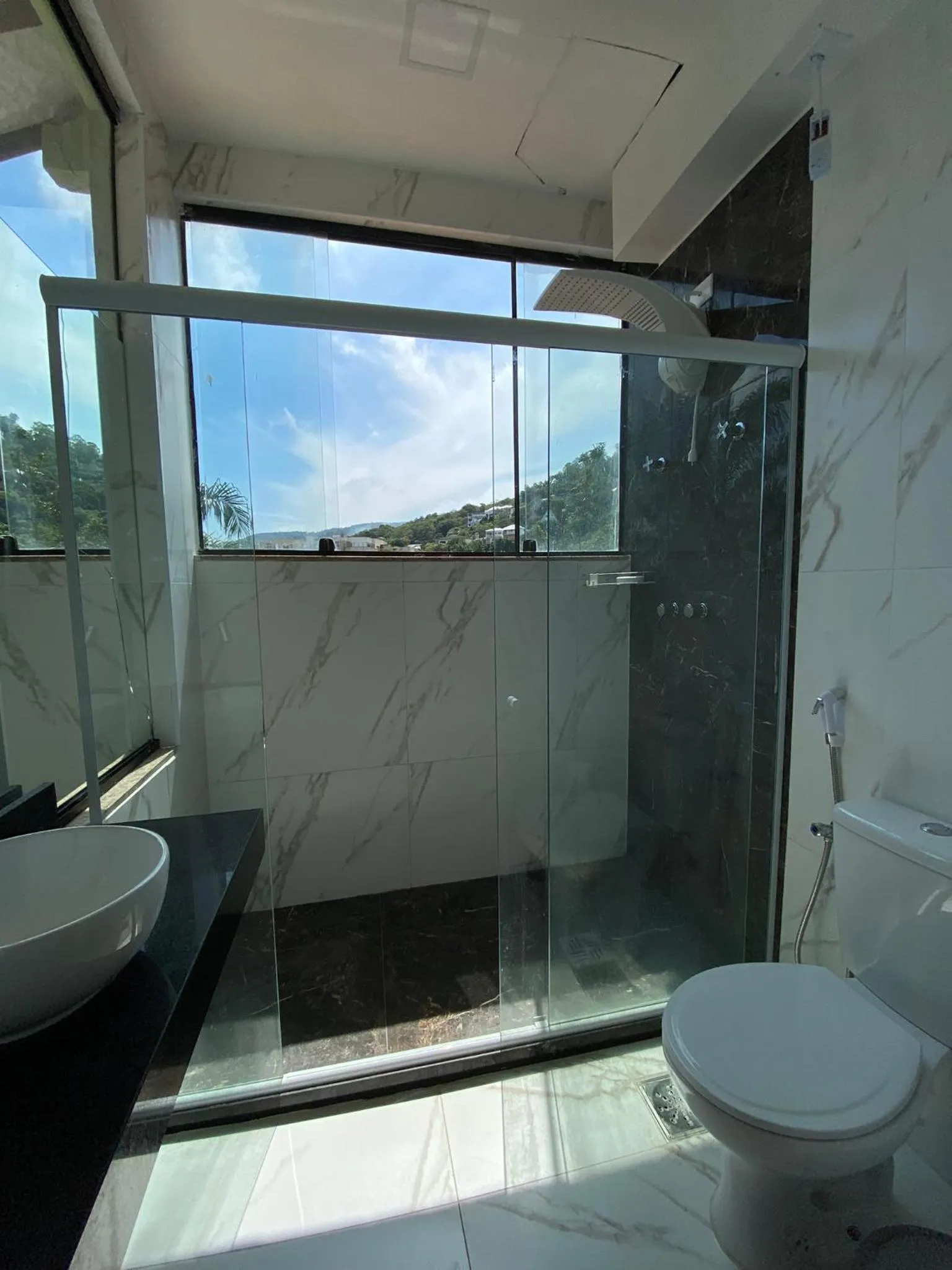 Shower in Pousada Queiroz