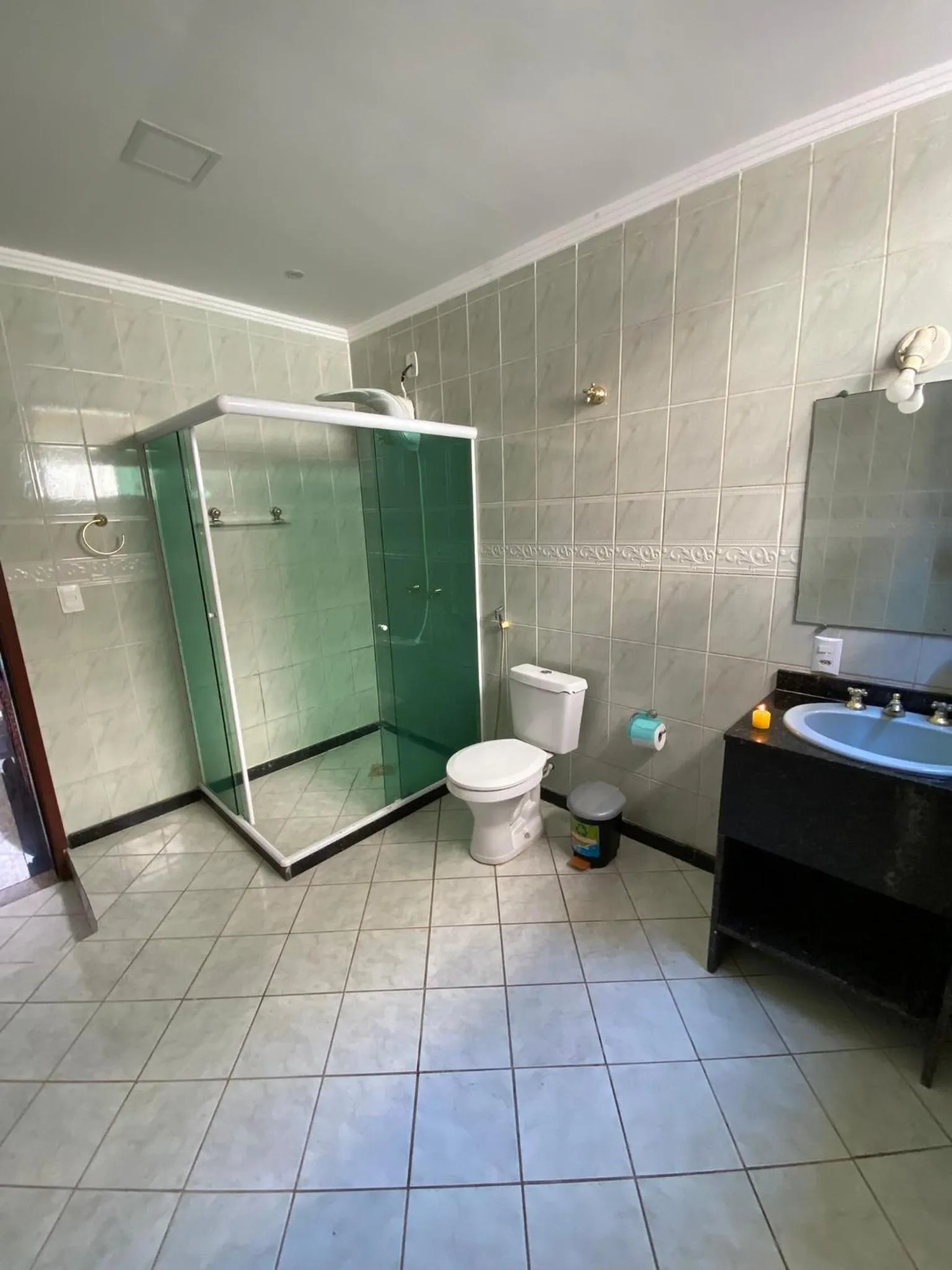 Shower in Pousada Queiroz