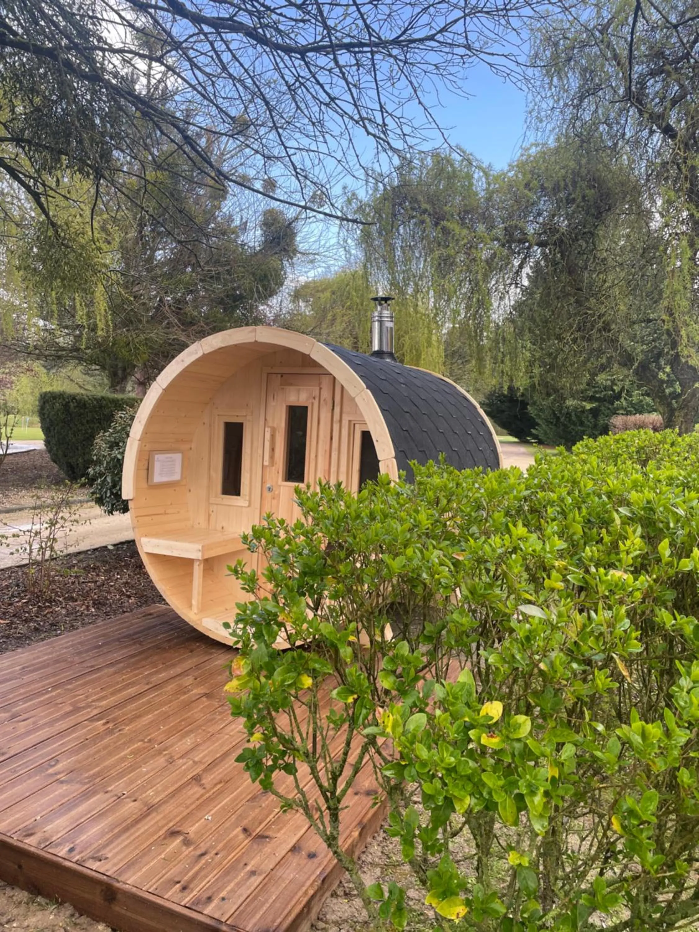 Garden in Domaine de la Forêt d'Orient, Logis Hôtel, Restaurant, Spa et Golf
