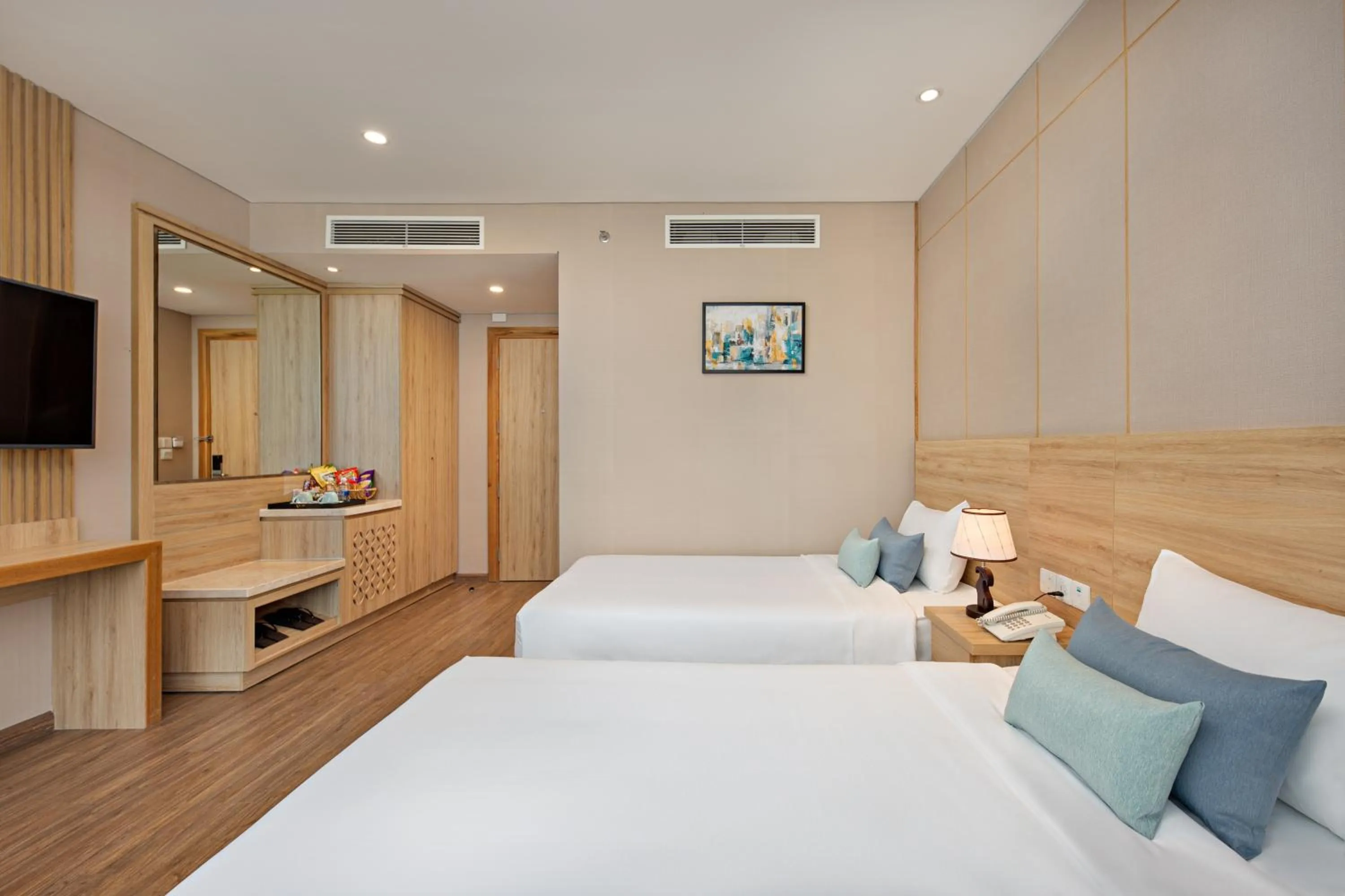 Bed in G8 Luxury Hotel and Spa Da Nang