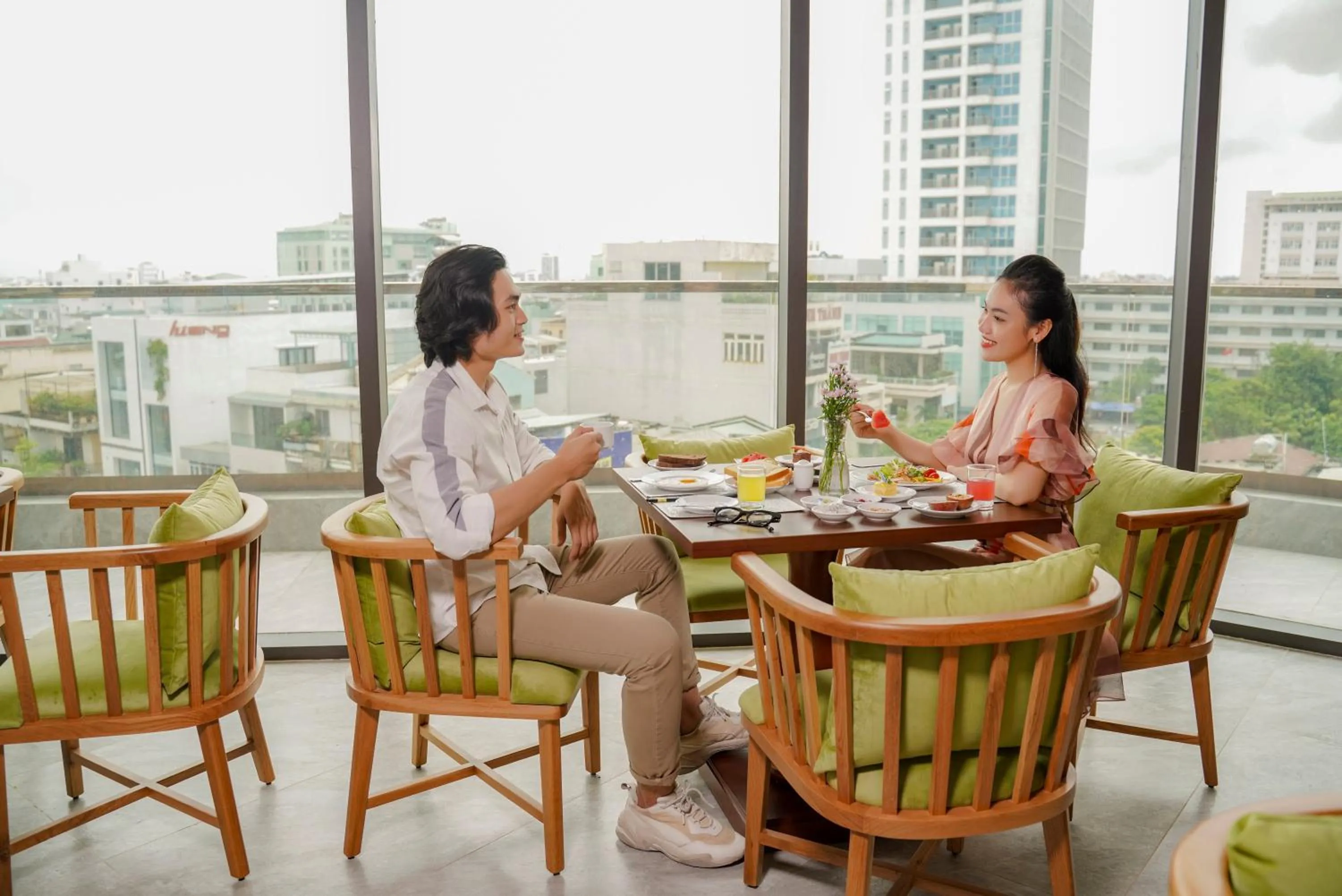 Breakfast in G8 Luxury Hotel and Spa Da Nang