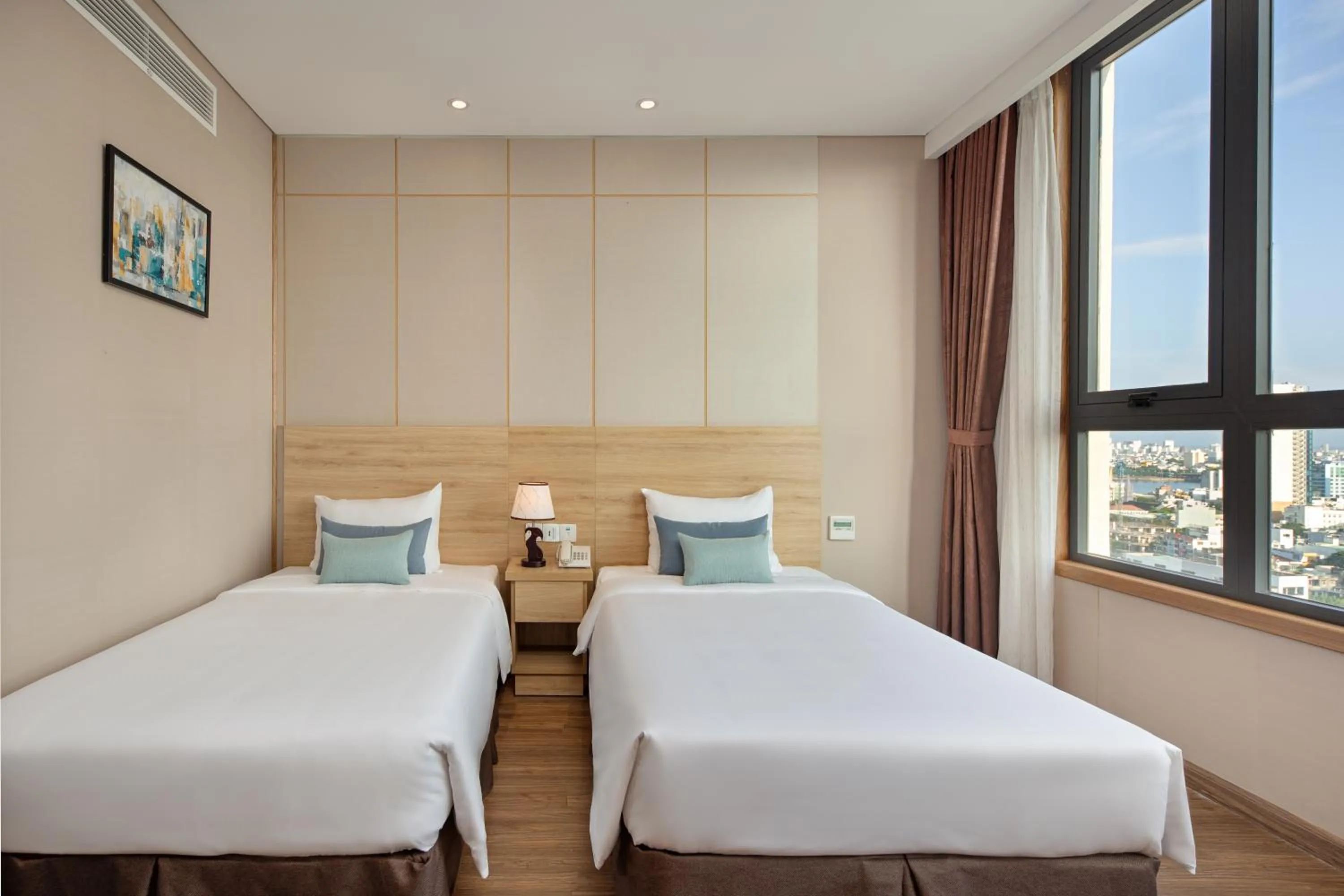 Bed in G8 Luxury Hotel and Spa Da Nang
