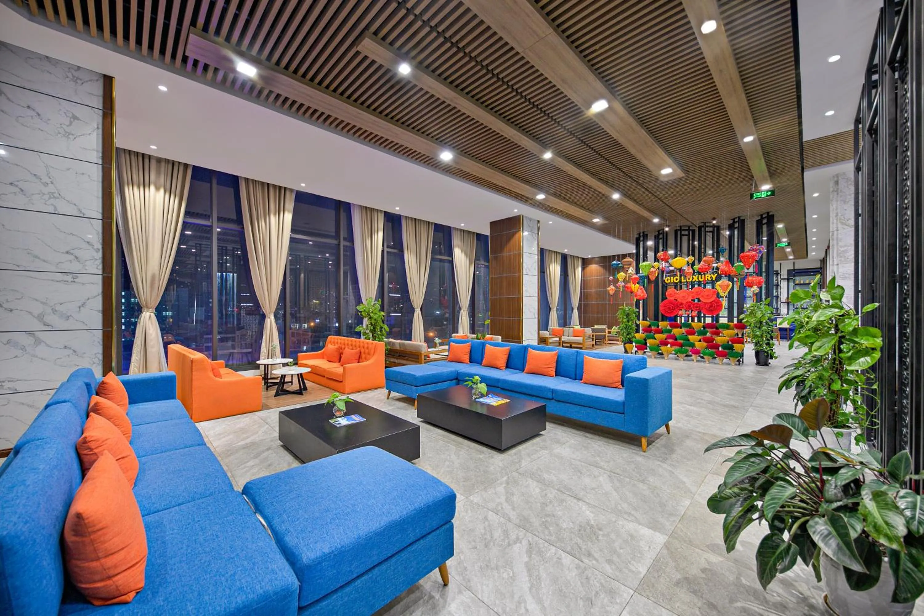 Lobby or reception in G8 Luxury Hotel and Spa Da Nang