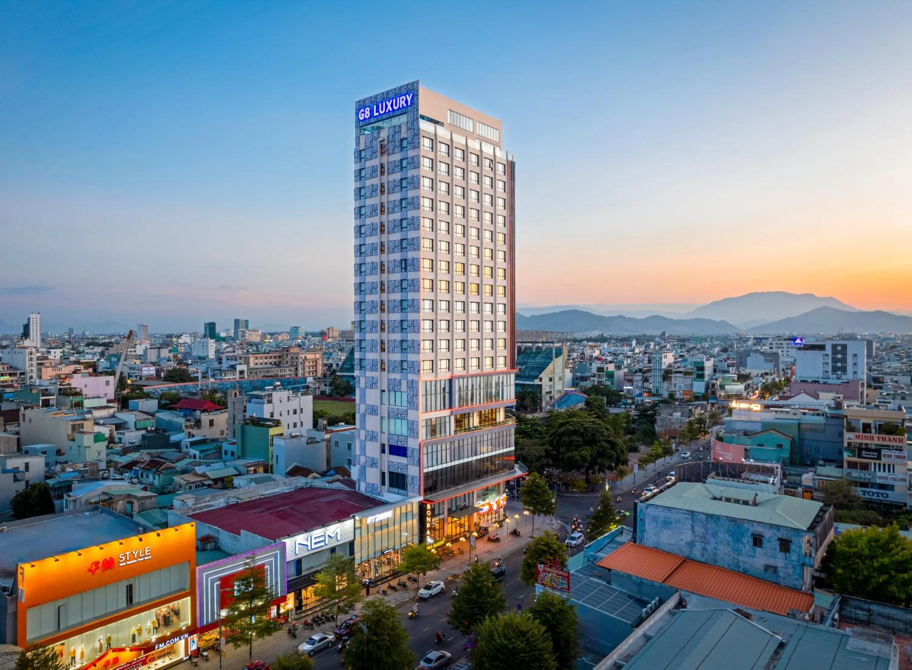 Property building in G8 Luxury Hotel and Spa Da Nang