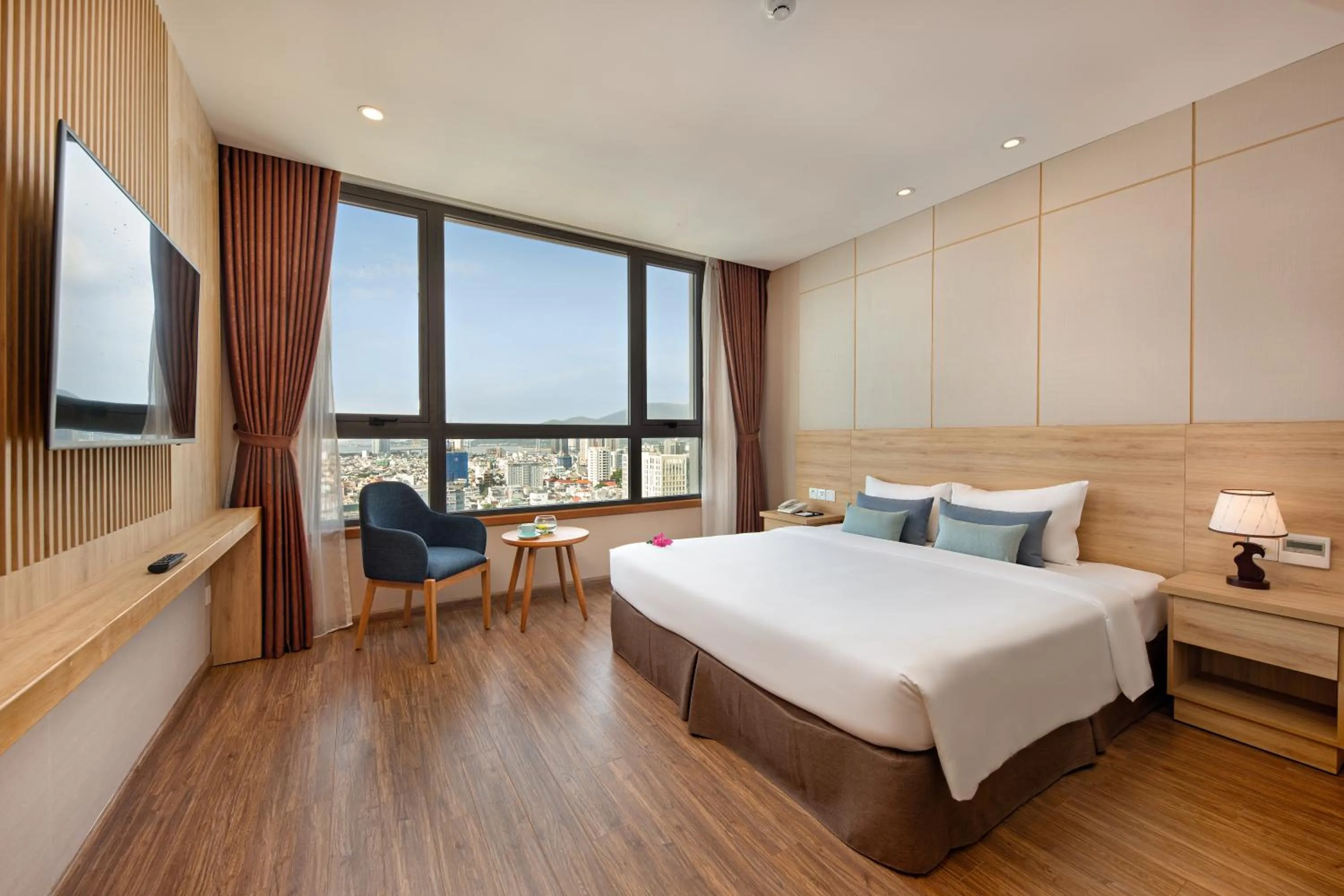 Bedroom, Bed in G8 Luxury Hotel and Spa Da Nang