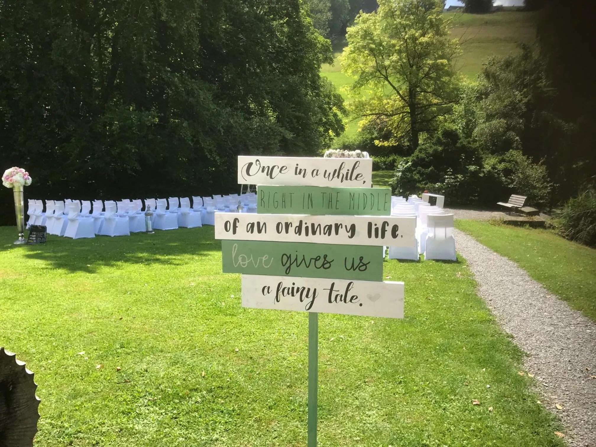 Natural landscape in Schloss Wartensee