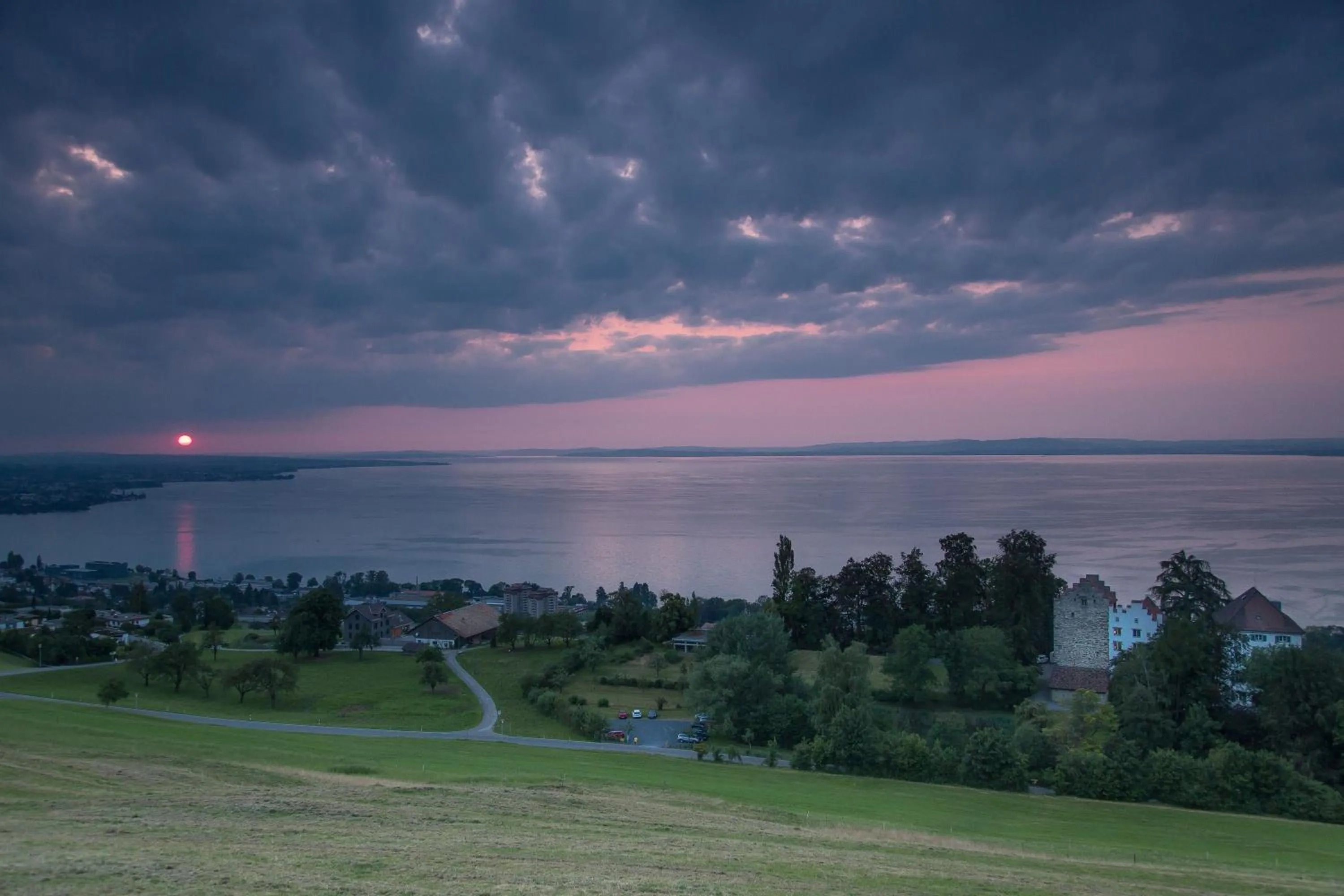 Bird's eye view in Schloss Wartensee