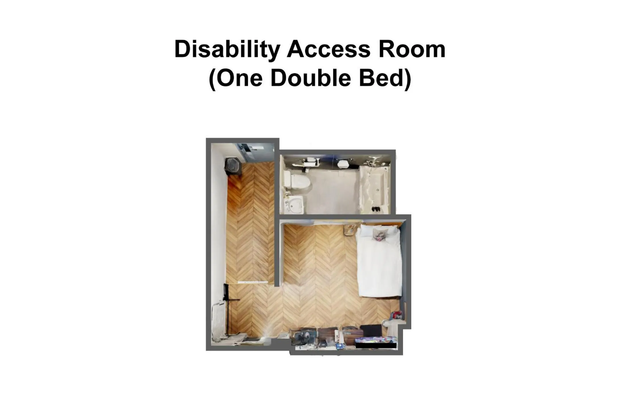 Photo of the whole room in ZONK HOTEL Nakasu