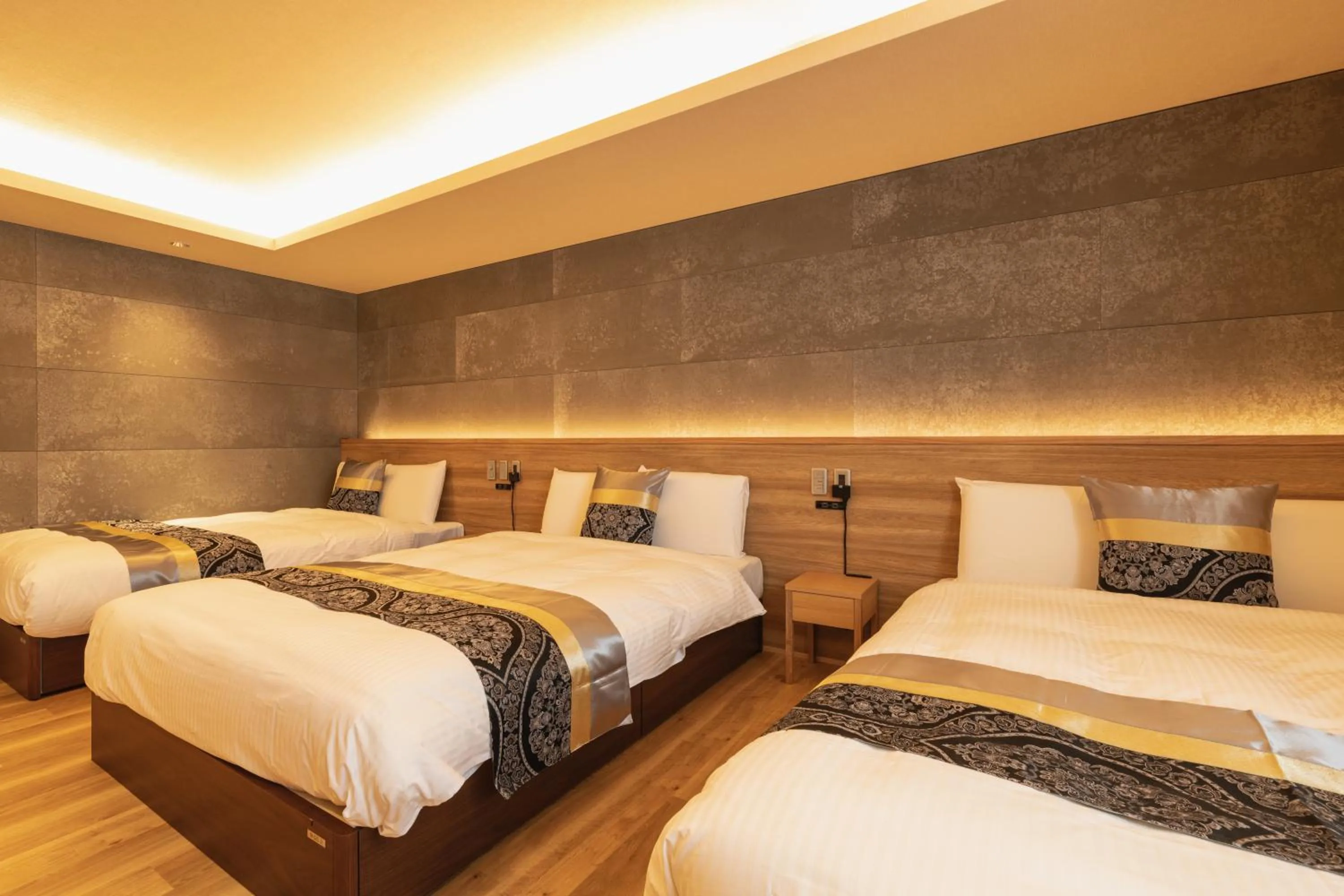 Bed in GRAND BASE Beppu