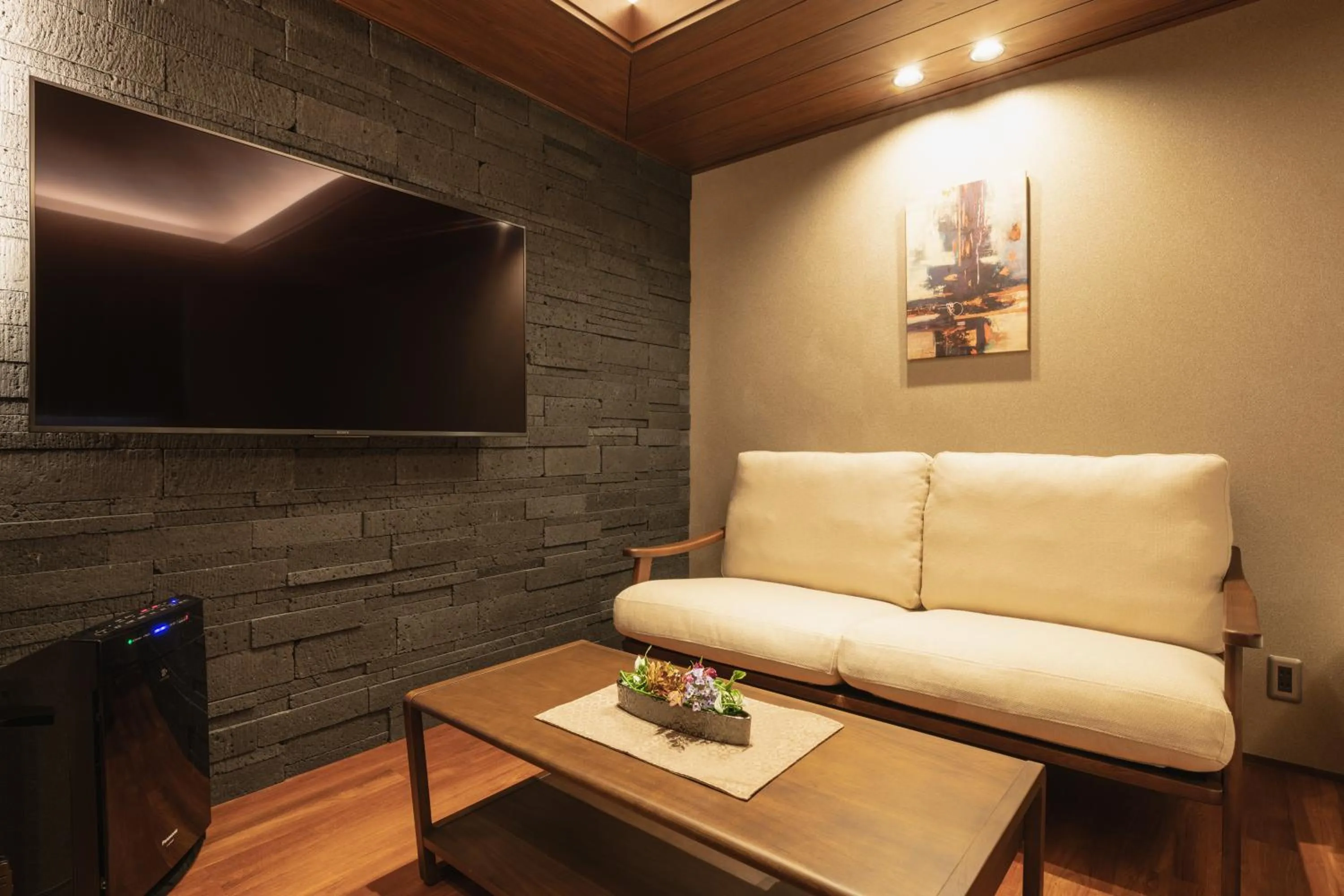 Living room in GRAND BASE Beppu