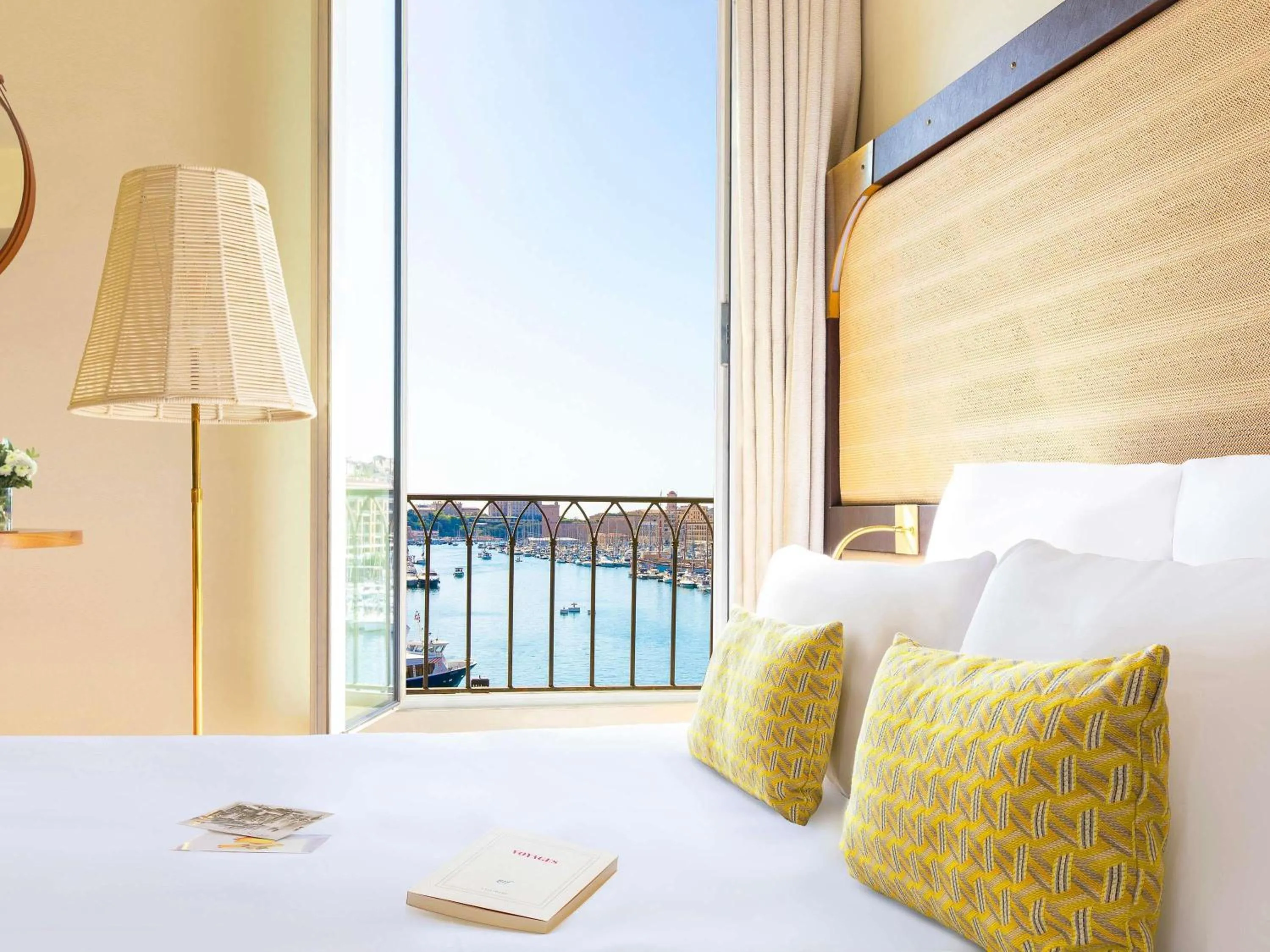 Bedroom, Bed in Grand Hotel Beauvau Marseille Vieux-Port - MGallery Collection