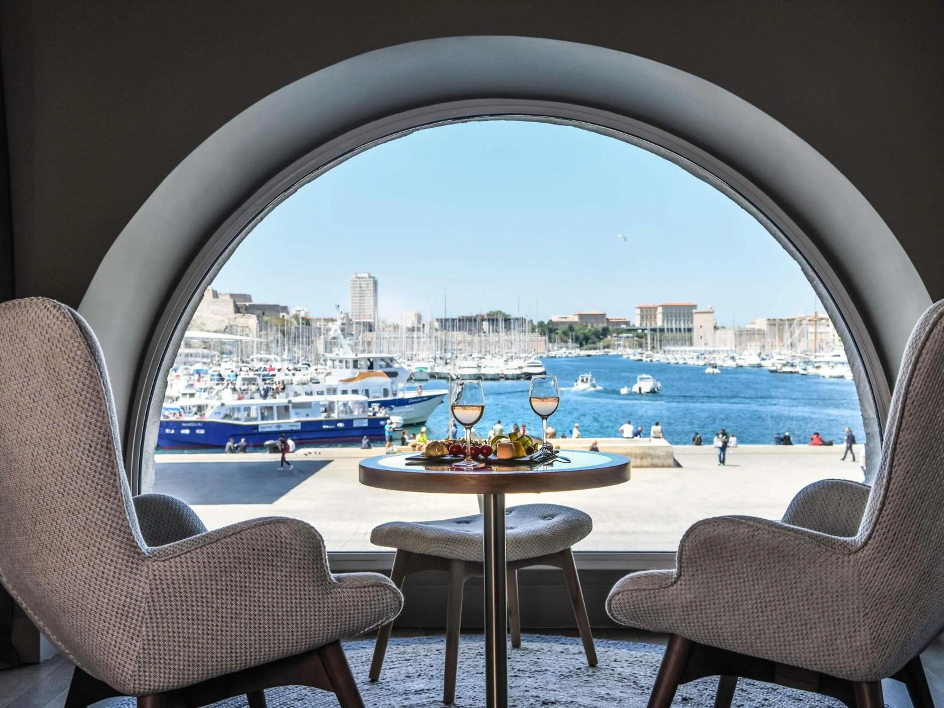 Lounge or bar in Grand Hotel Beauvau Marseille Vieux-Port - MGallery Collection
