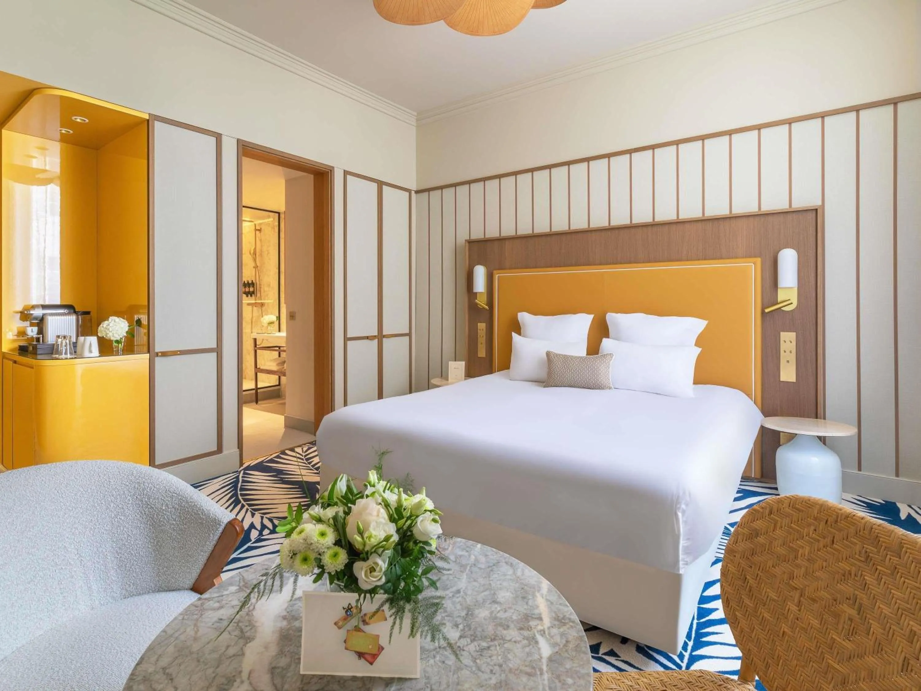 Bedroom, Bed in Grand Hotel Beauvau Marseille Vieux-Port - MGallery Collection