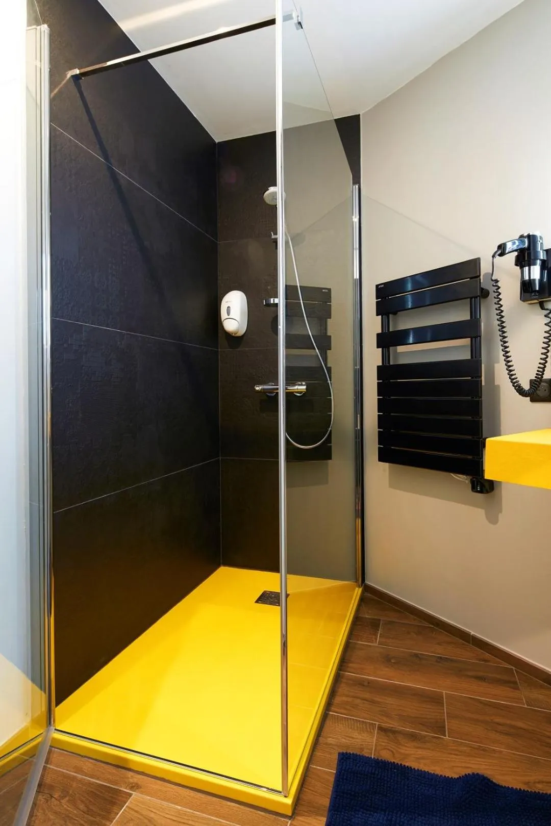 Bathroom in Logis Hôtel La Chaize