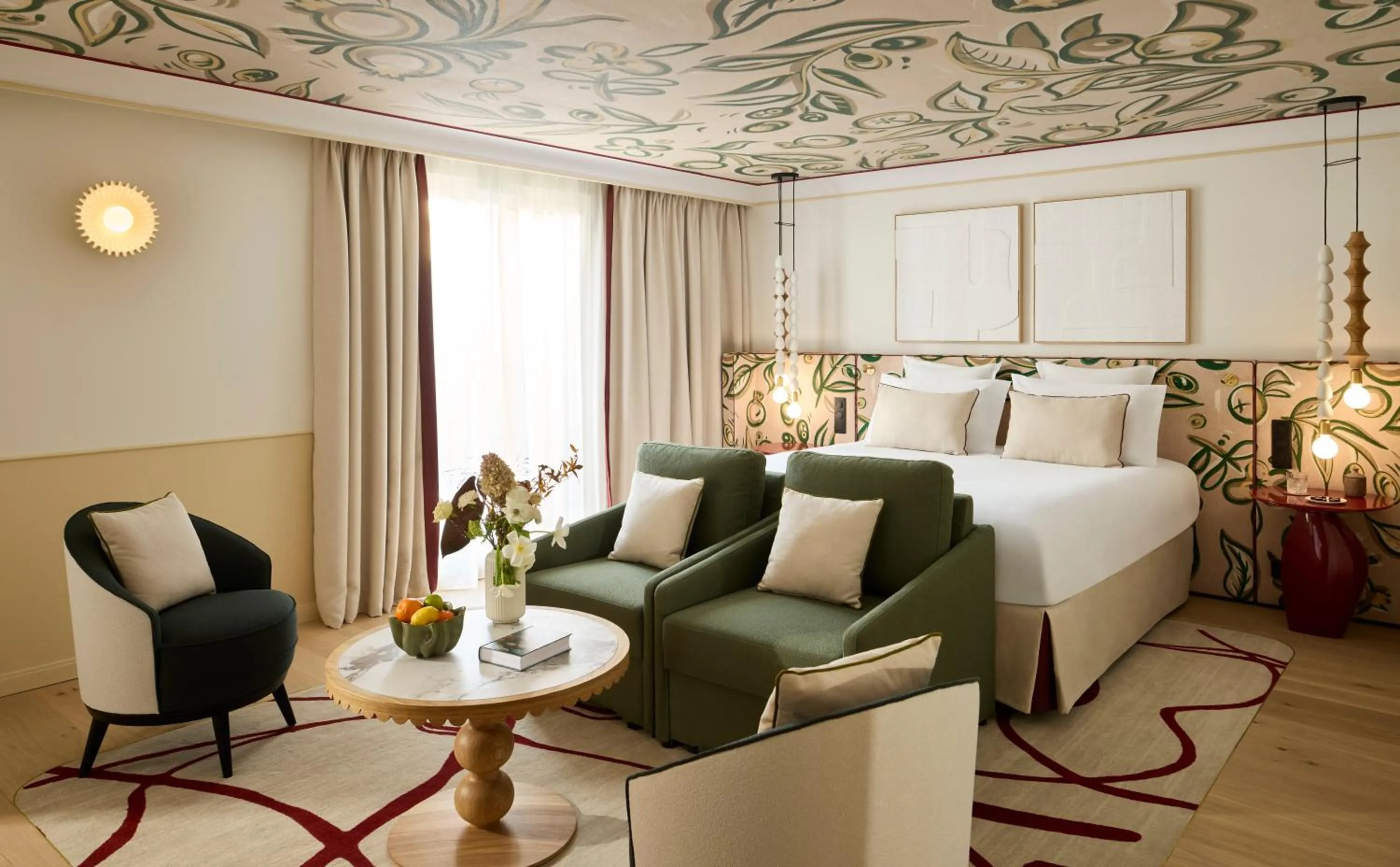 Bedroom, Bed in Grand Hôtel Roi René Aix - MGallery Collection