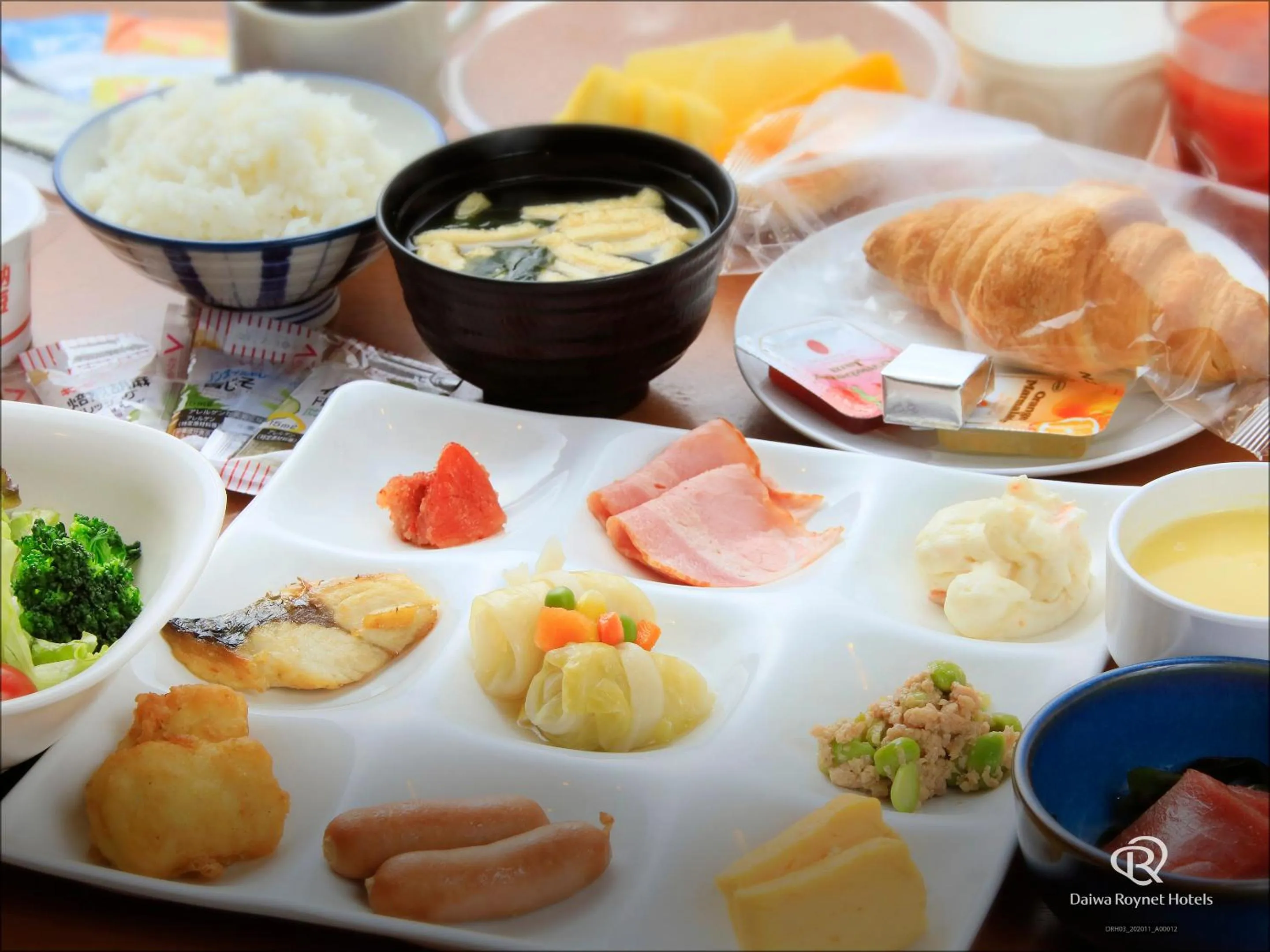 Buffet breakfast, Breakfast in Daiwa Roynet Hotel Kanazawa