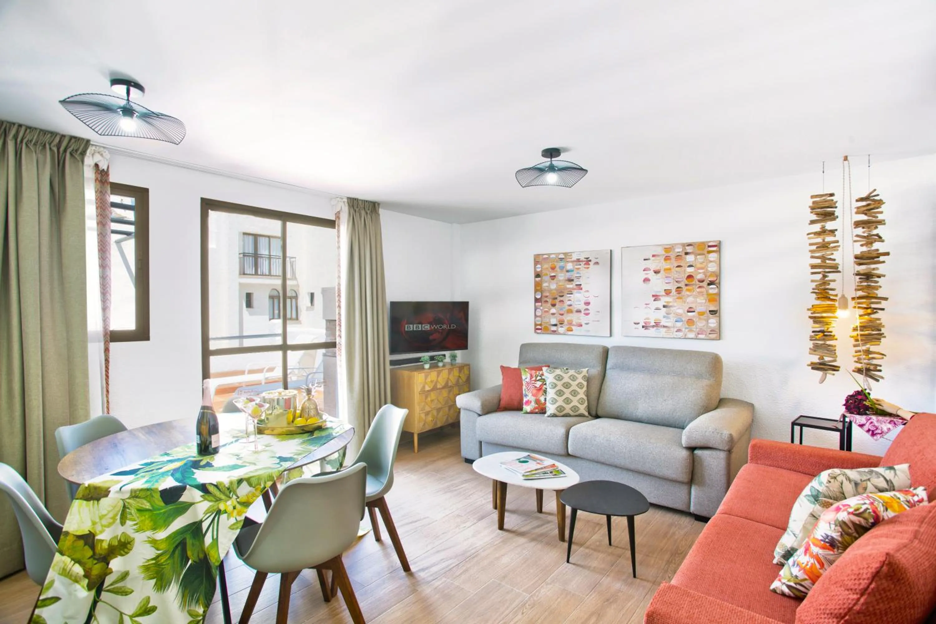 Living room in Pueblo Evita